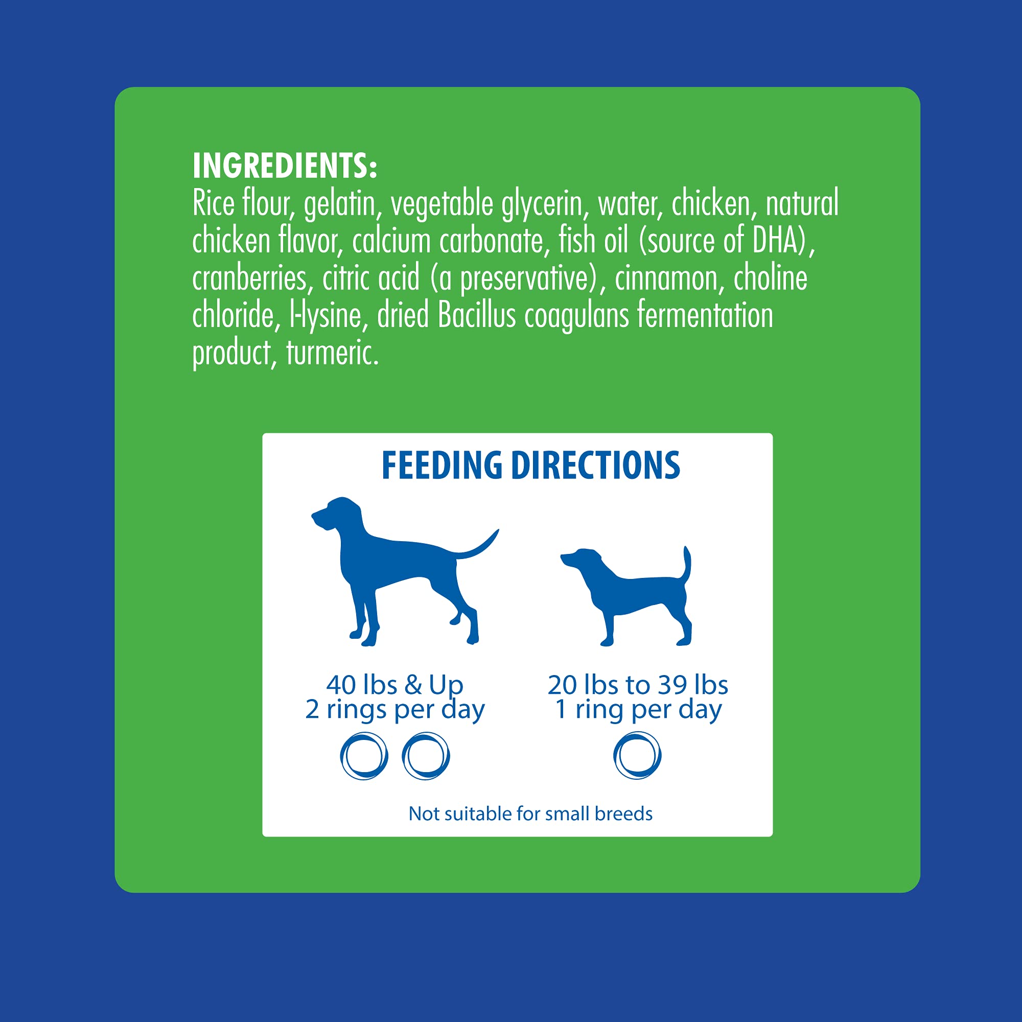 N-Bone Puppy Teething Rings Plus, Chicken Flavor, 7-Count, 8.4oz