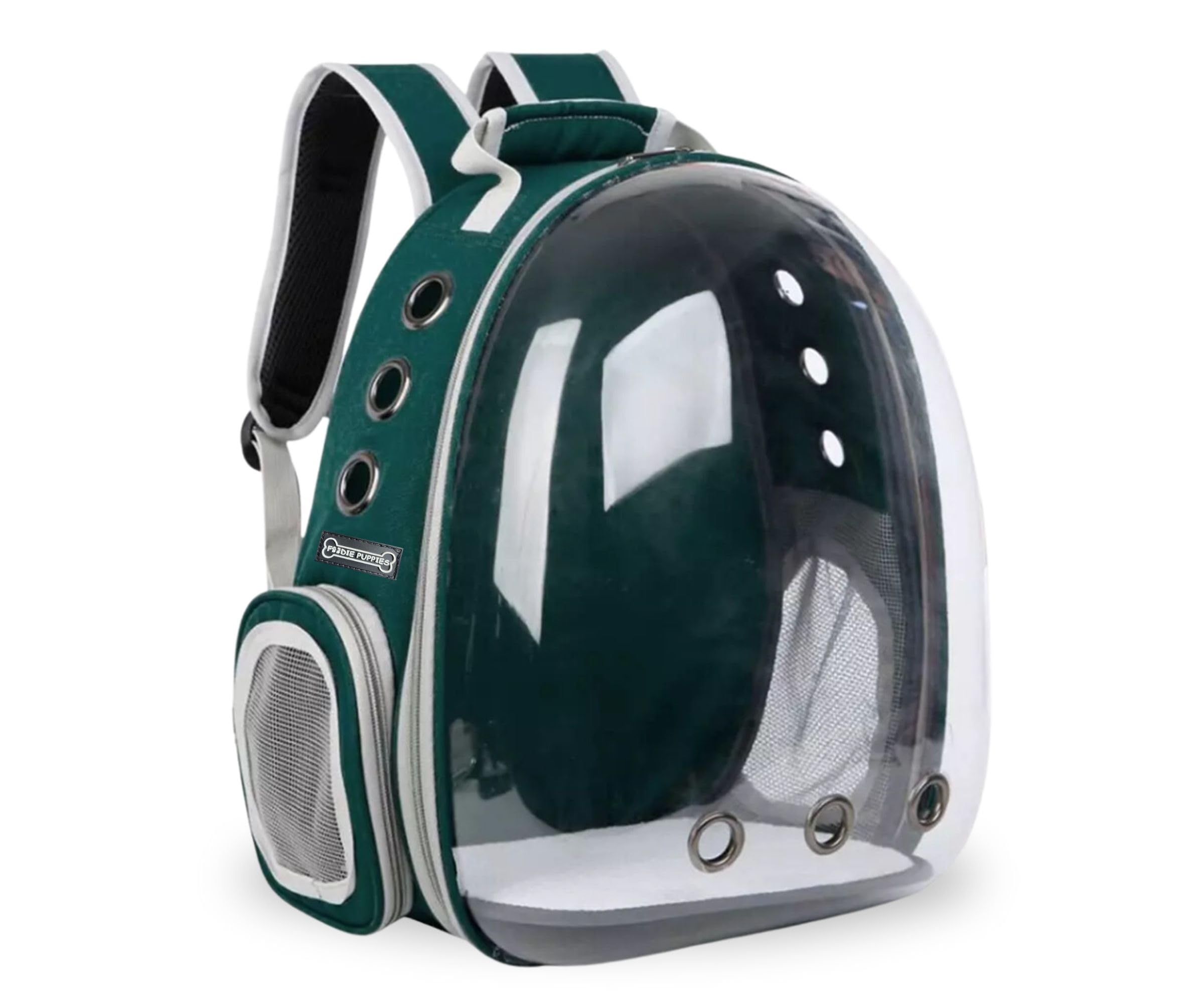 Foodie Puppies Cat Carrier Astronaut Transparent Backpack For Small Dogs, Puppies, Cats And Kittens (Green) | Travel, Hiking & O