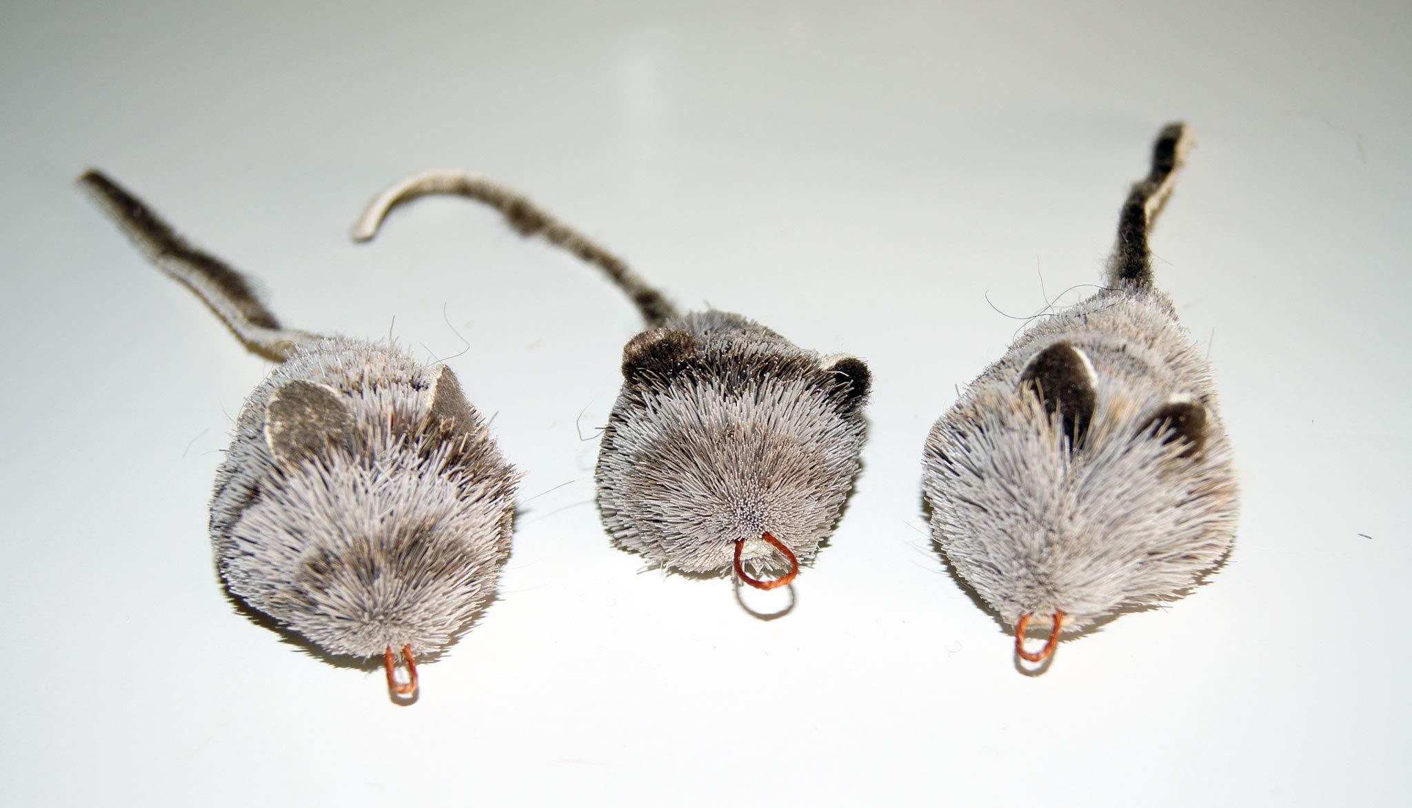 Coolcybercats Fun Rat Pack 3 Pack Of Mice Mouse Refill/Attachment - Fits Wildcat And Popular Bird And Catcher Type Wands/Poles