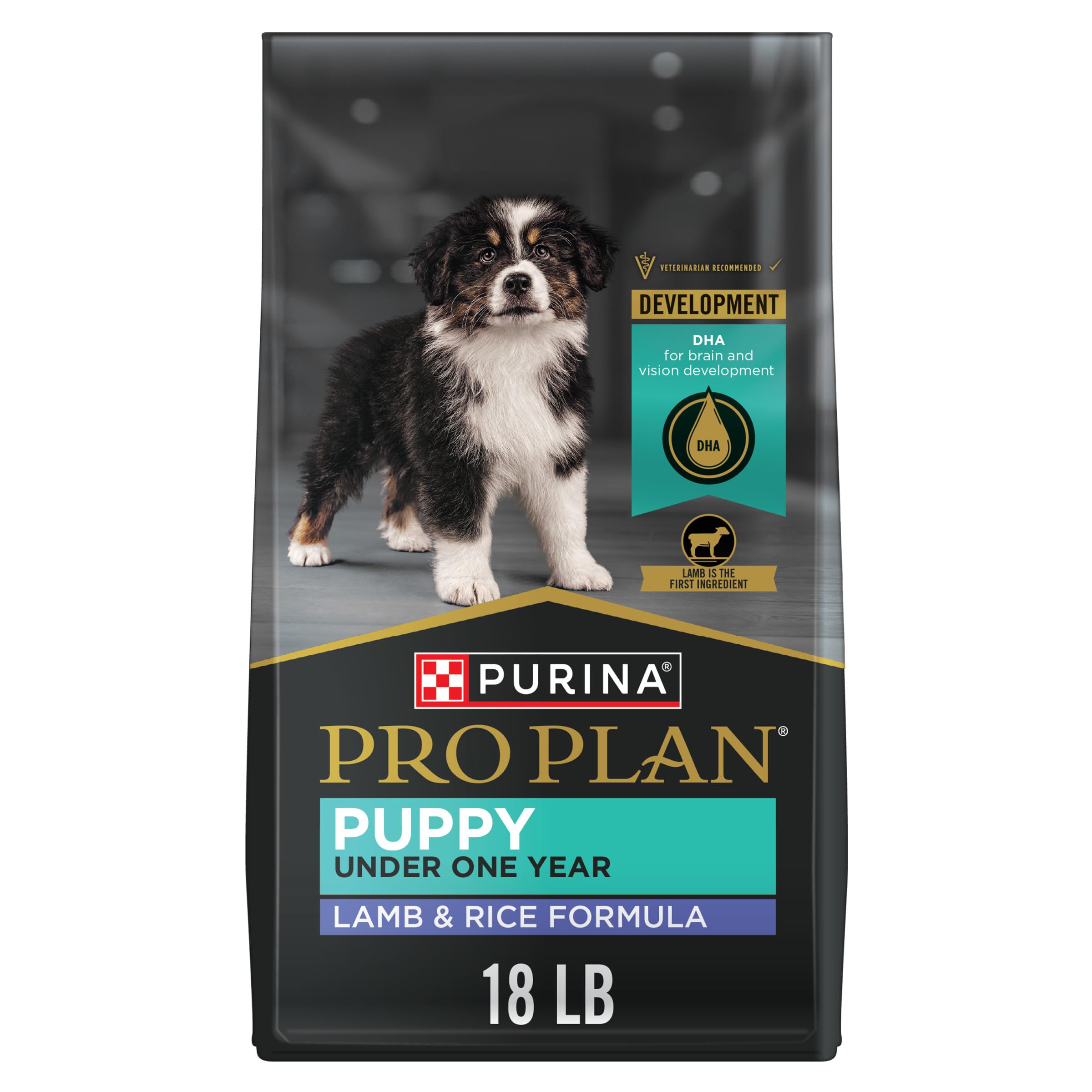 Purina Pro Plan High Protein Puppy Food DHA Lamb & Rice Formula - 18 lb. Bag