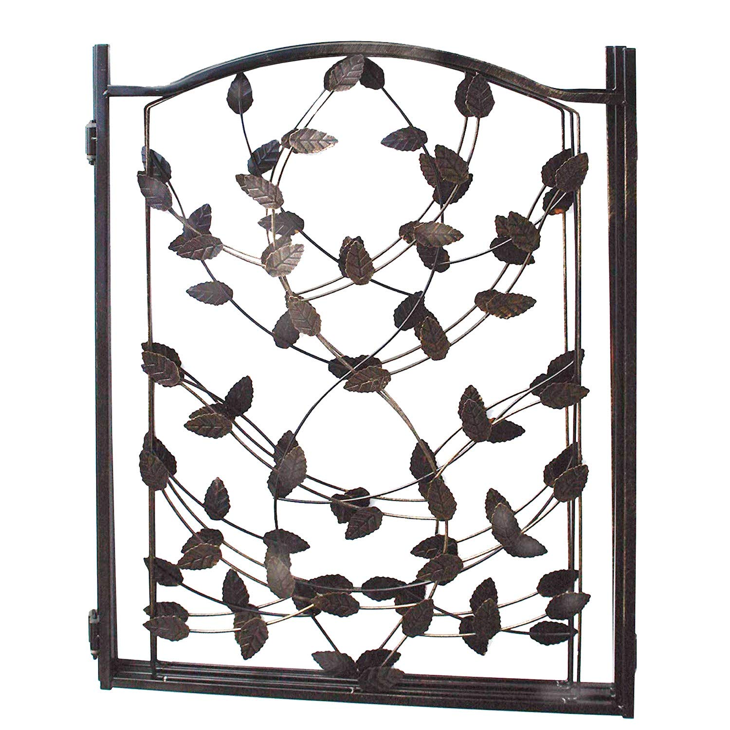 Etna Products Tt Leaf Design Metal Pet Gate