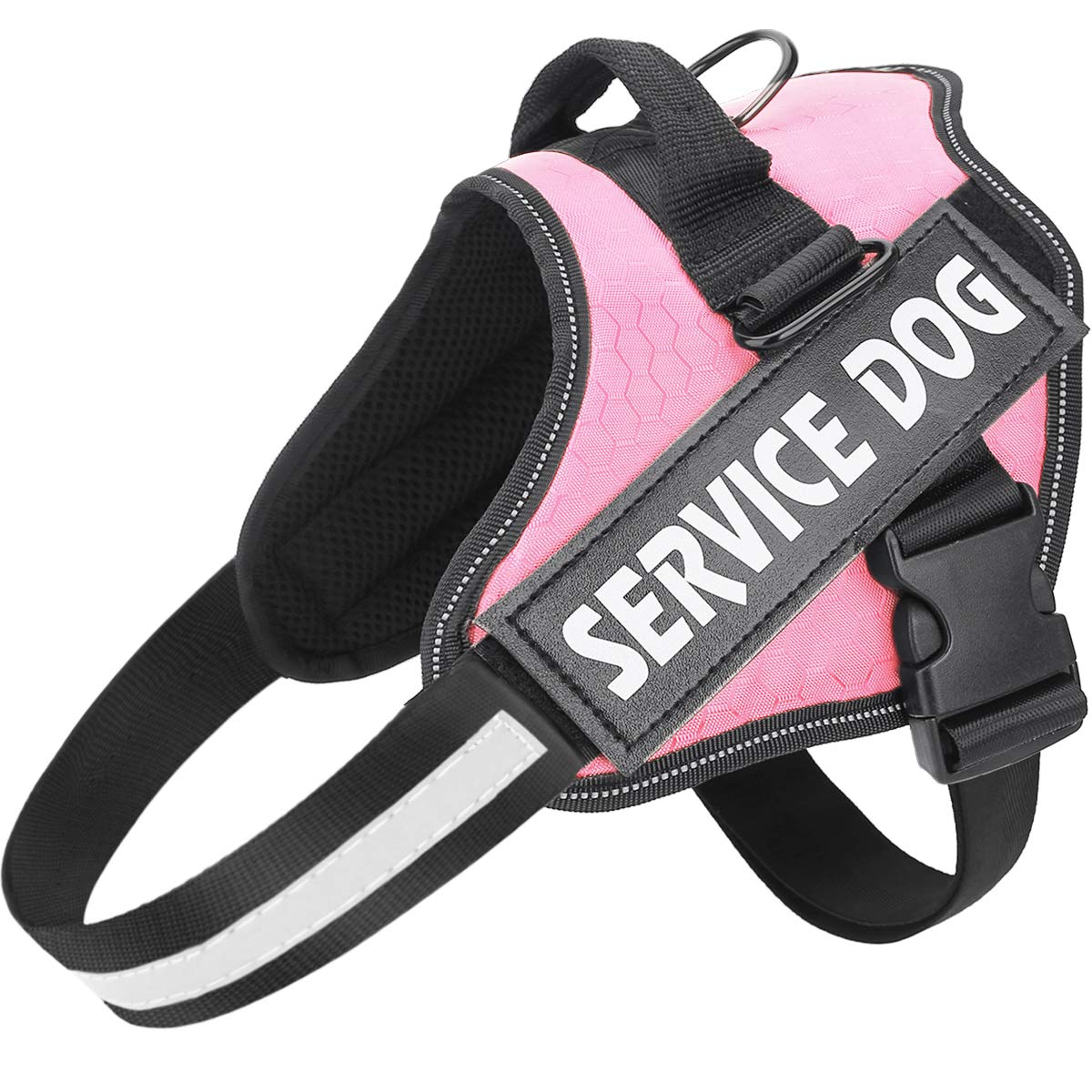 Mumupet Service Dog Harness, No Pull Easy On And Off Pet Vest Harness, 3M Reflective Breathable & Easy Adjust Pet Halters With N