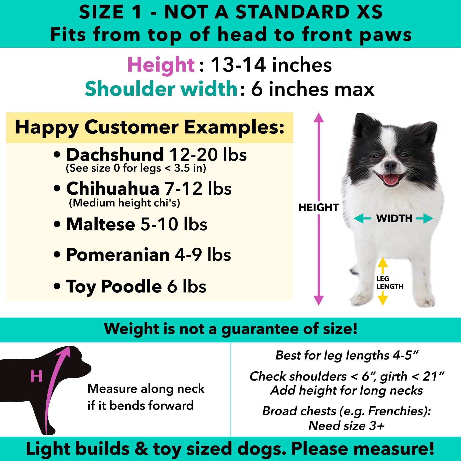 Pandaloon Polar Bear Dog Halloween Costumes For Small Dogs - As Seen On Shark Tank - Walking White Bear With Arms (Size 1 (13-14 In Total Height))