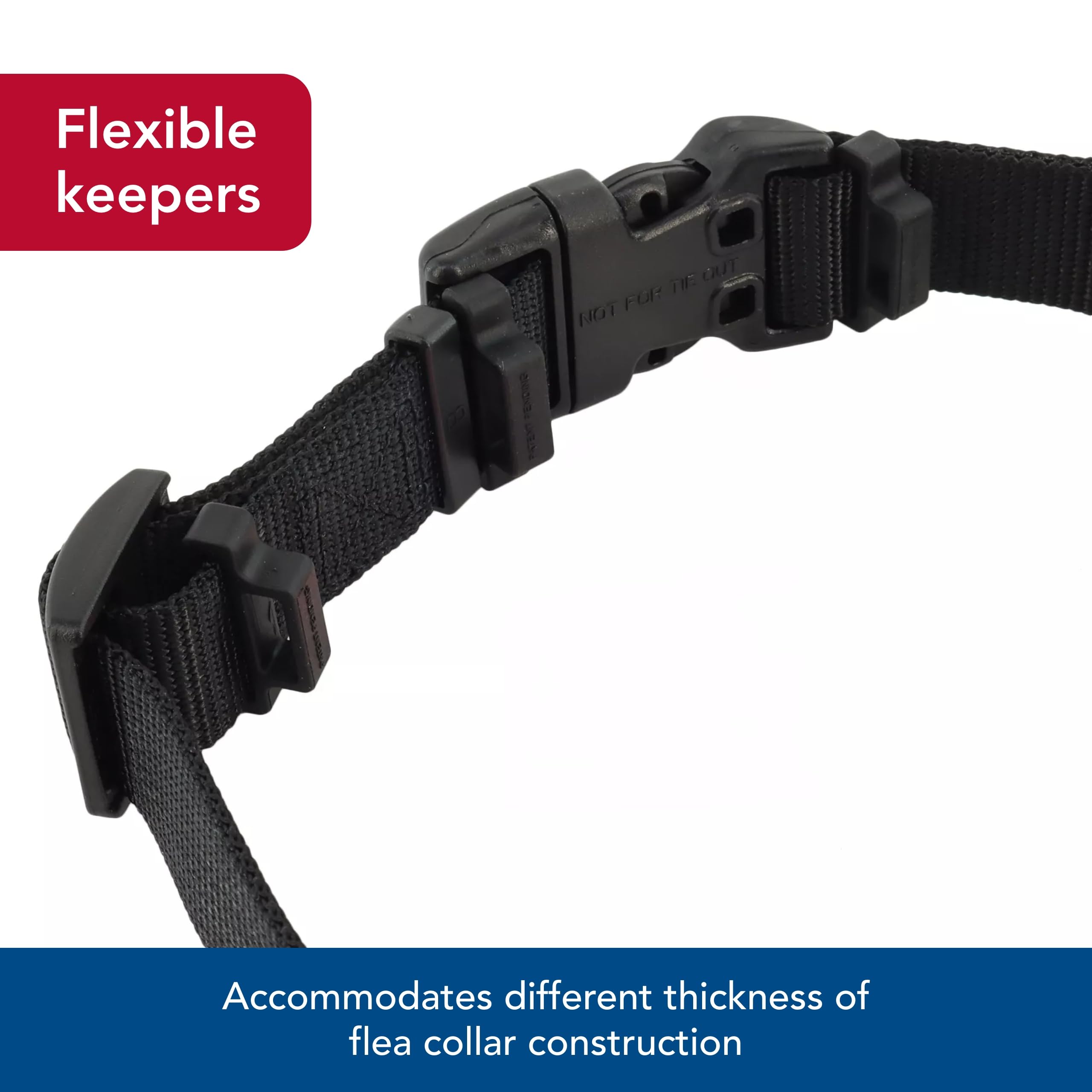 Coastal Pet SecureAway Collar Protector for Flea Collars - Adjustable pet Accessory - Protective Flea Collar for Dogs & Puppy- B