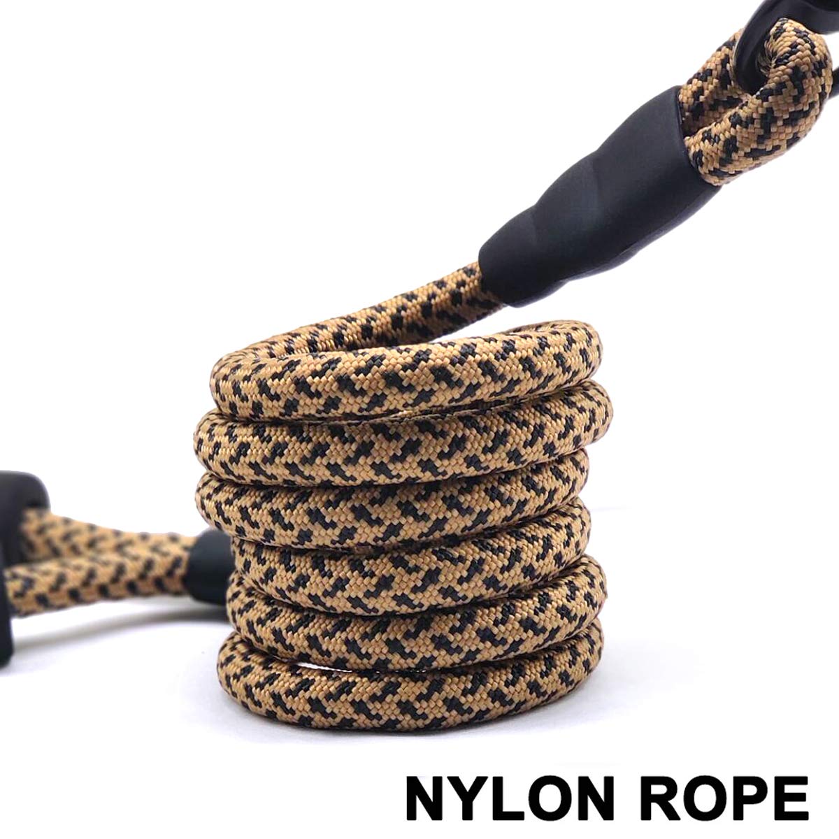 MayPaw Heavy Duty Rope Dog Leash, 1/2 x 6FT Nylon Pet Training Leash, Soft Padded Handle Thick Lead Leash for Large Medium Dogs