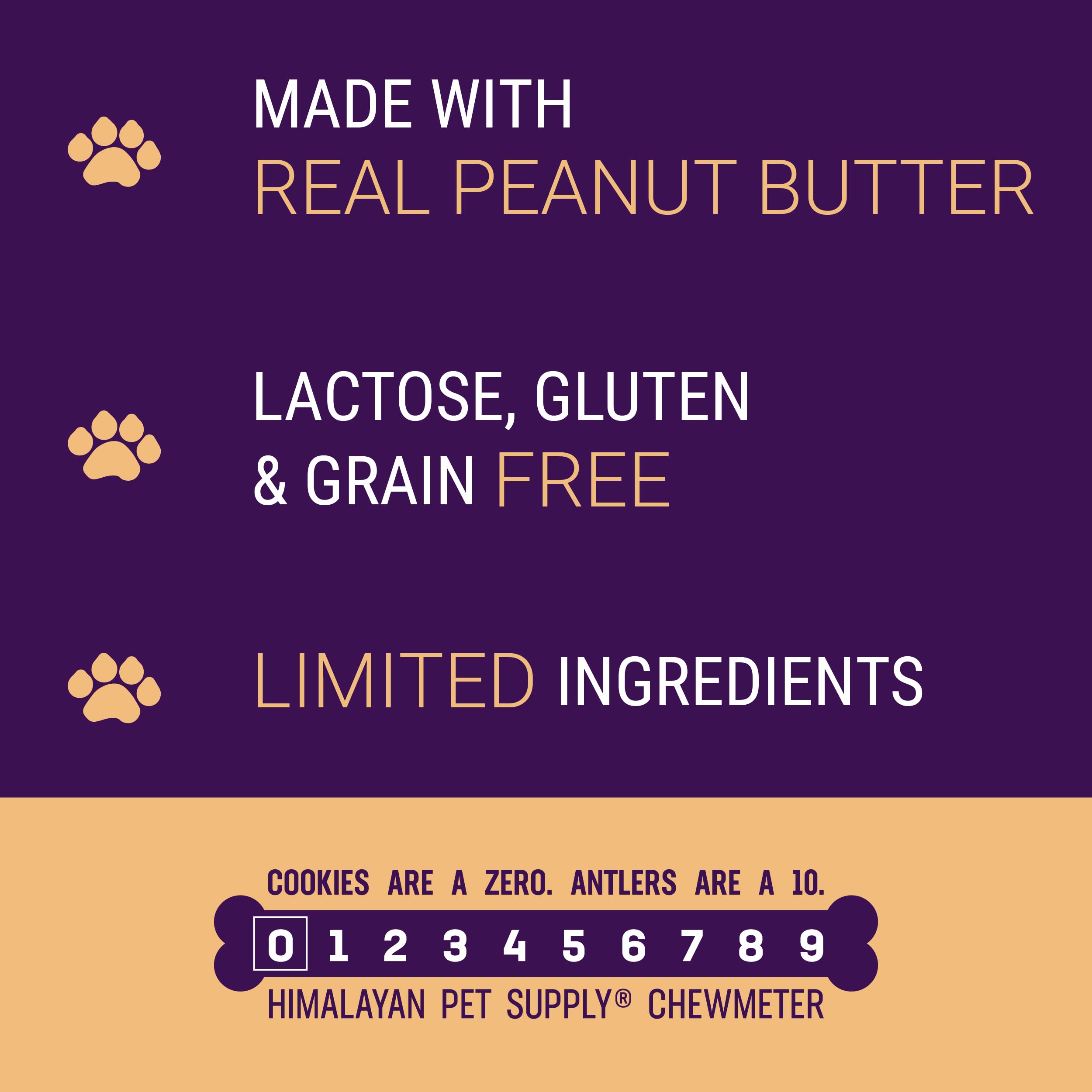 Himalayan Dog Cubits Peanut Butter 3.5Oz