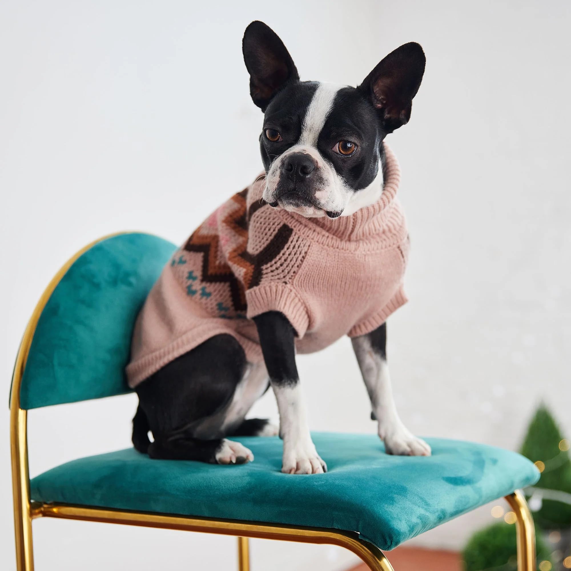 Gf Pet Heritage Sweater Dog Pullover – Classic Ribbed Knit Sweater For Dogs | Soft & Warm Acrylic | Timeless Design | Small, Medium, Large Pets – Pink, 3Xl