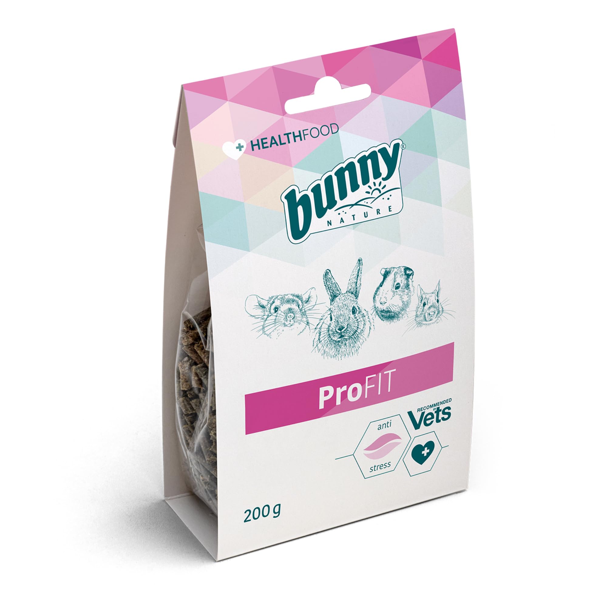 Bunny Nature Profit Supplement for Rabbits, Guinea Pigs, Chinchillas & Degus | Stress, Digestive & Immune Support | Promotes Hea