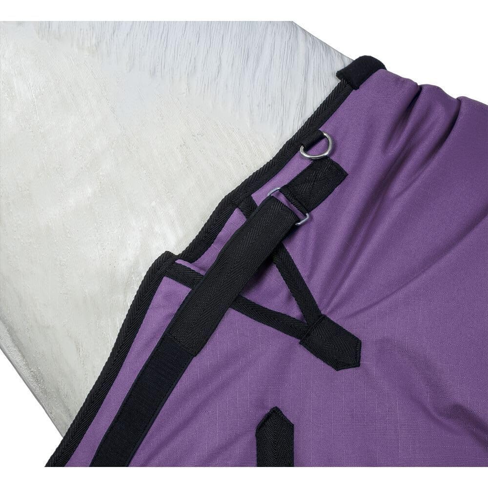 Tough 1 600D Turnout Horse Blanket with Snuggit Neck Royal 66