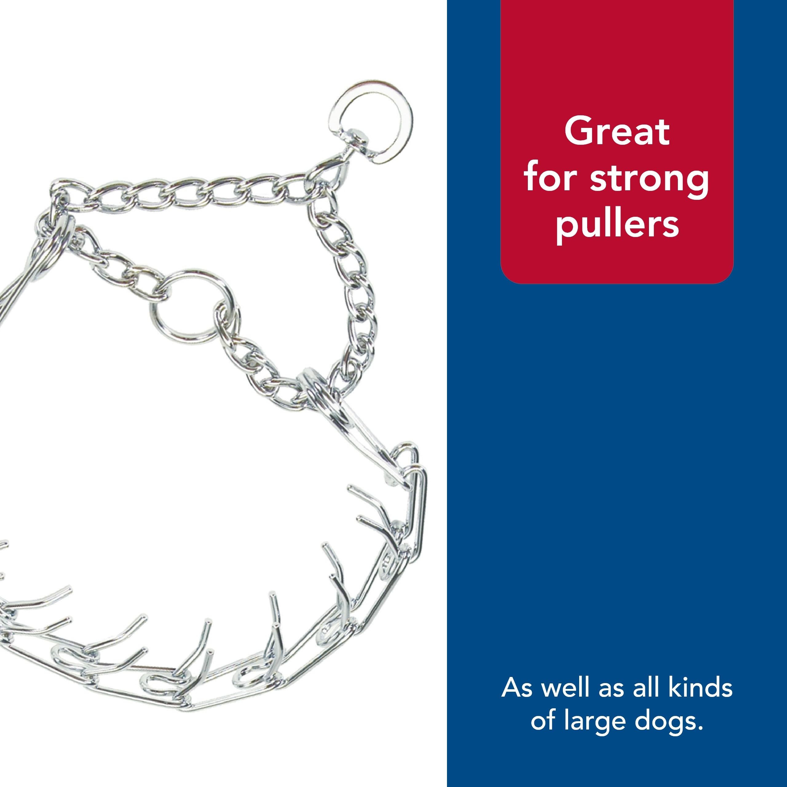 Coastal Pet Titan Dog Prong Training Collar - Rust-Resistant And Prong Metal Training Chain Collar For Dogs - Quality Supplies - 2 Mm X 14'