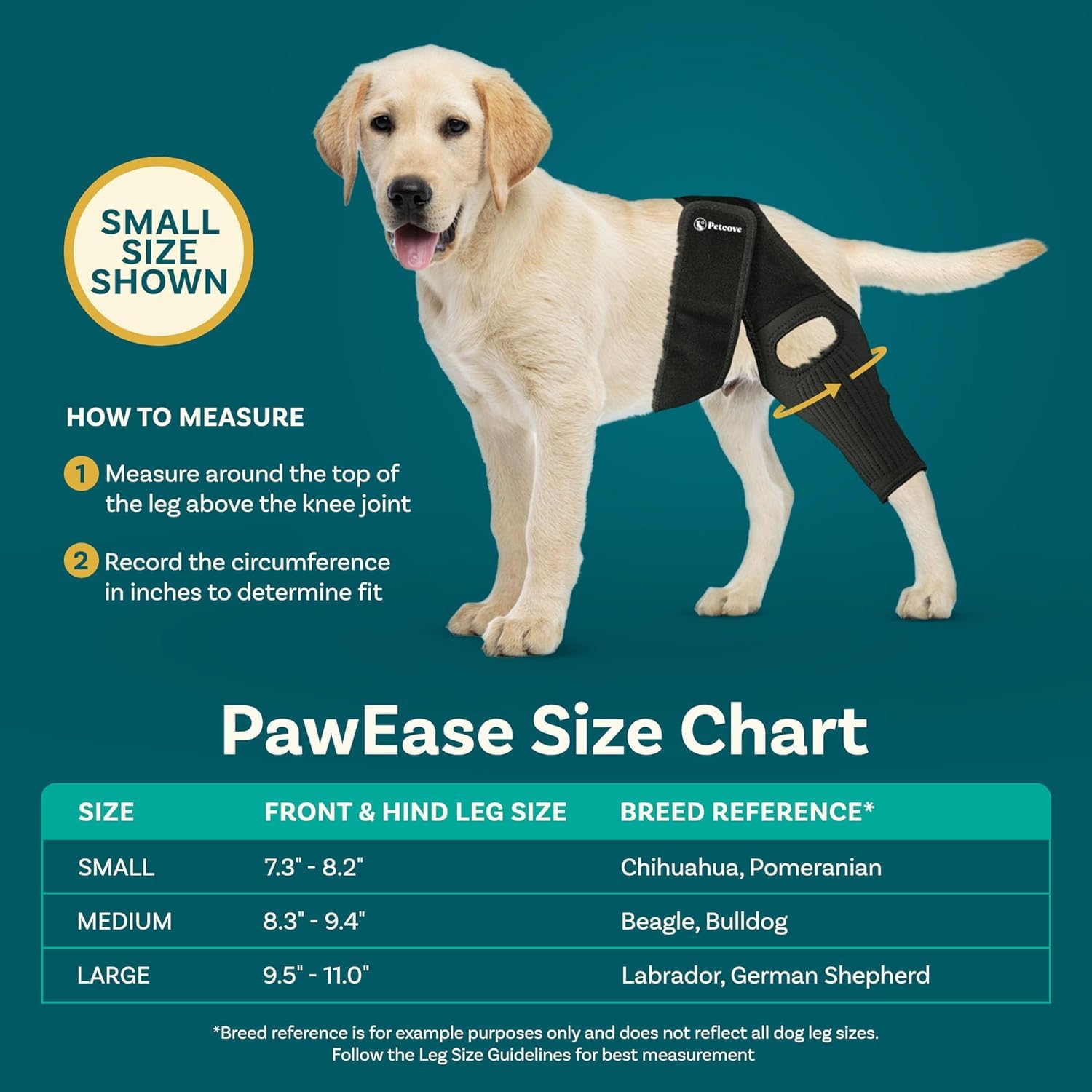 Dog Knee Brace, Dog Knee Brace for Torn Acl Hind Leg, Dog Leg Braces for Back Leg, Size Medium, Dog Acl Brace Hind Leg, Acl Brac