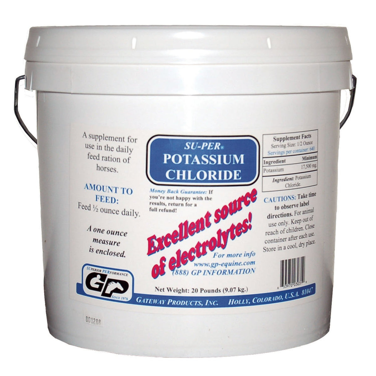 Potassium Chloride - 20 Lb