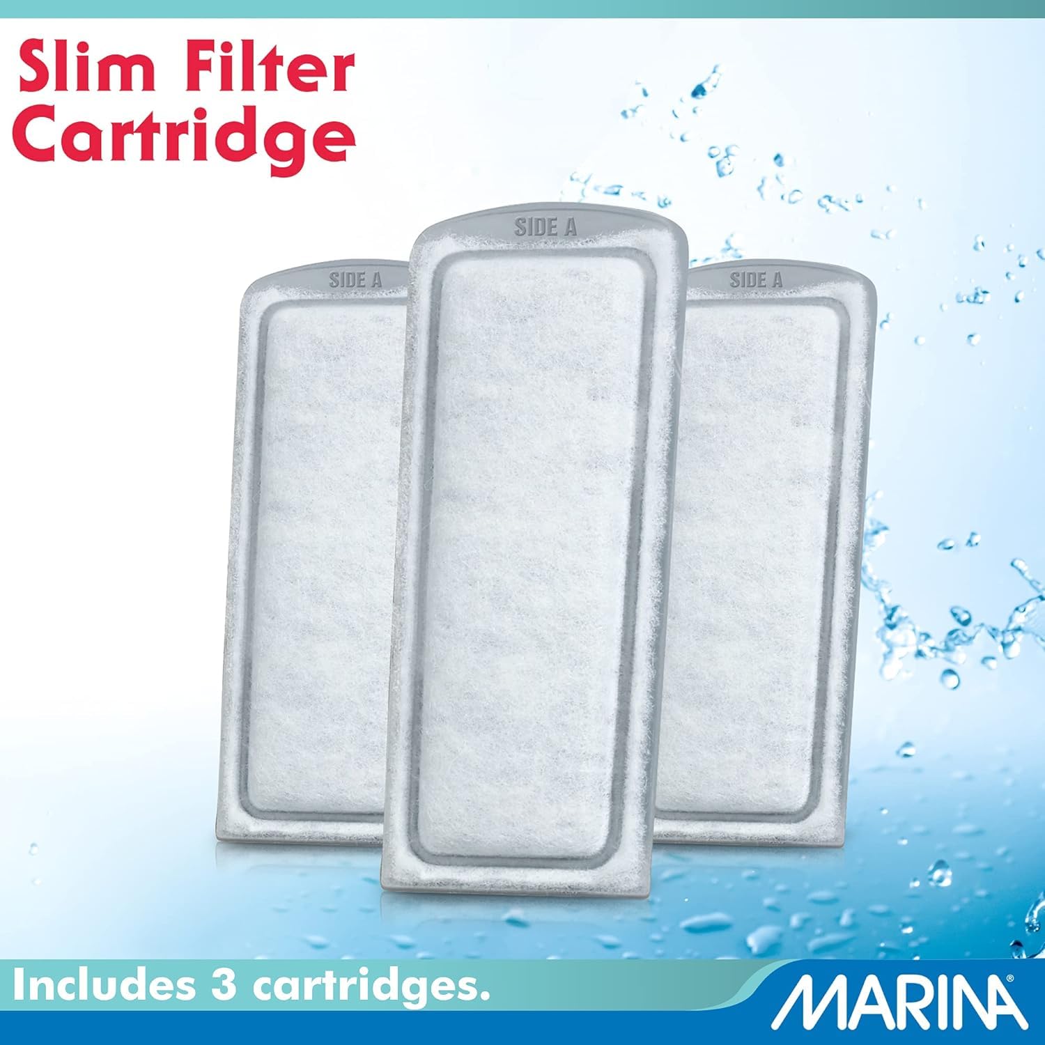 Marina 12 Pack Of Bio Clear Cartridge For Slim Filters