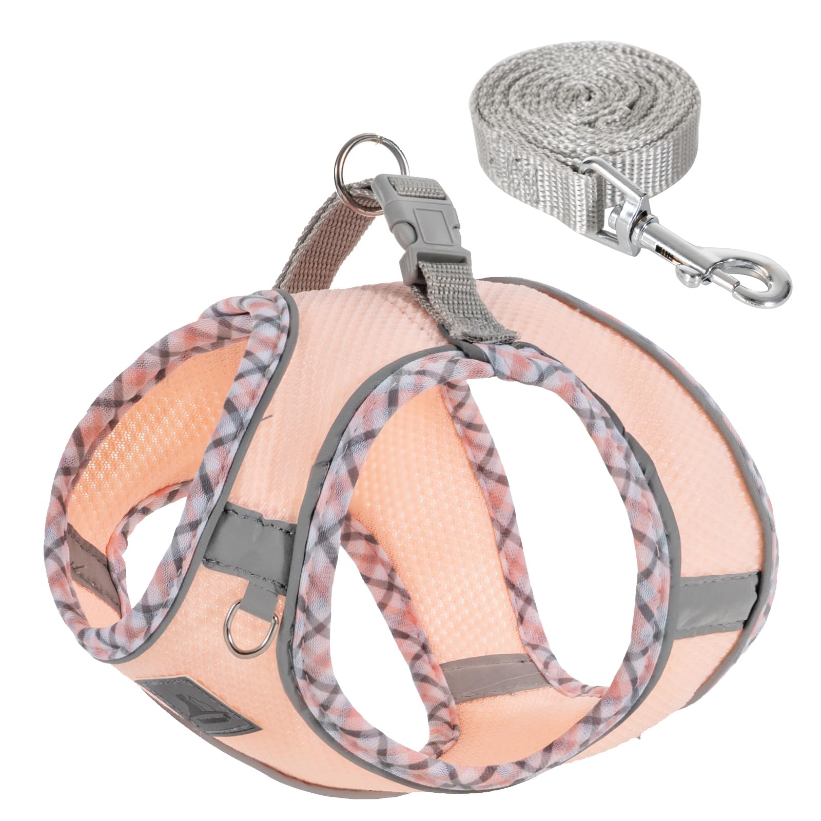 Tomtenisse Dog Harness And Leash Set, No Pull Pet Harness For Small Dogs Easy Walking,Soft Breathable Small Dog Harness,Adjustab
