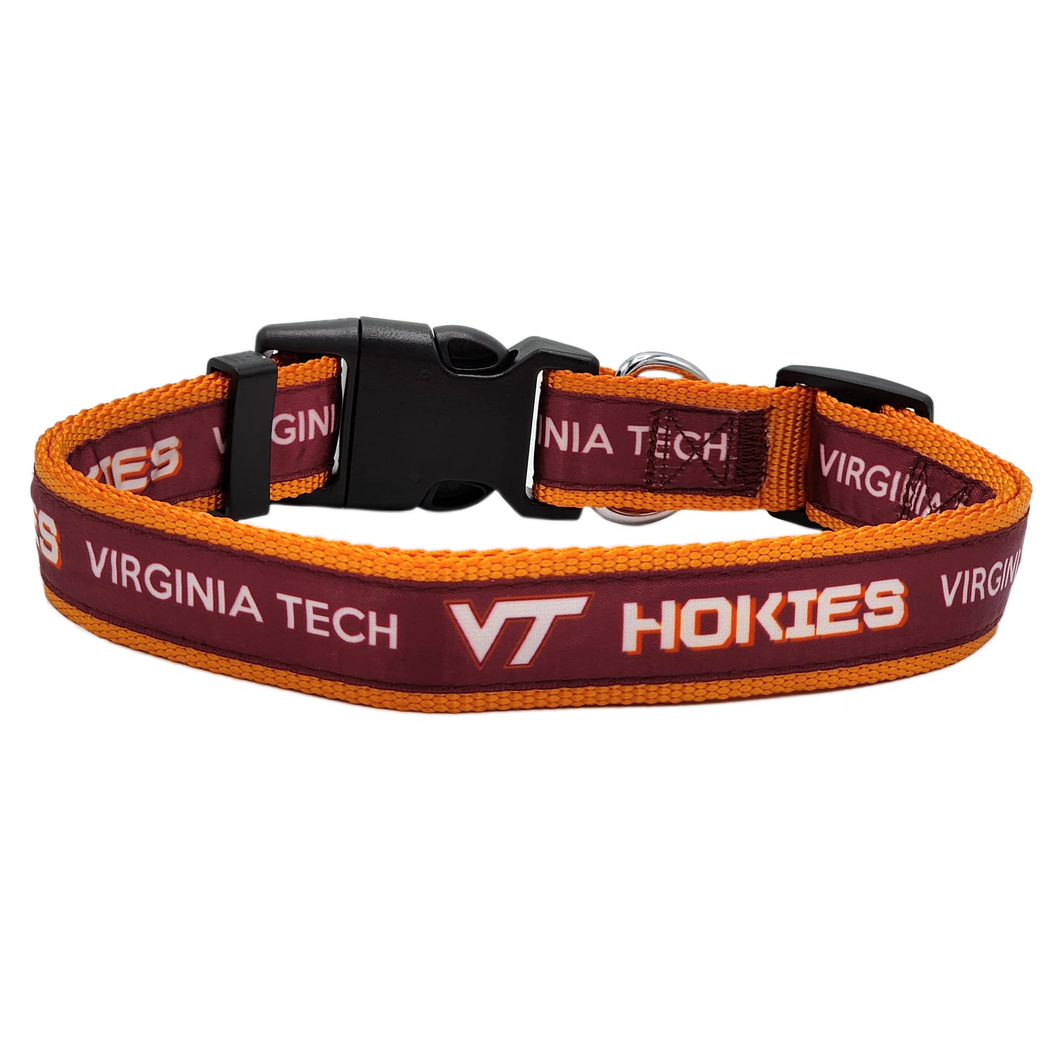 Pets First Collegiate Pet Collar Old Version Virginia Tech Hokies Dog Collar, Size Medium. Best Sports Team Collar For Dogs & Ca