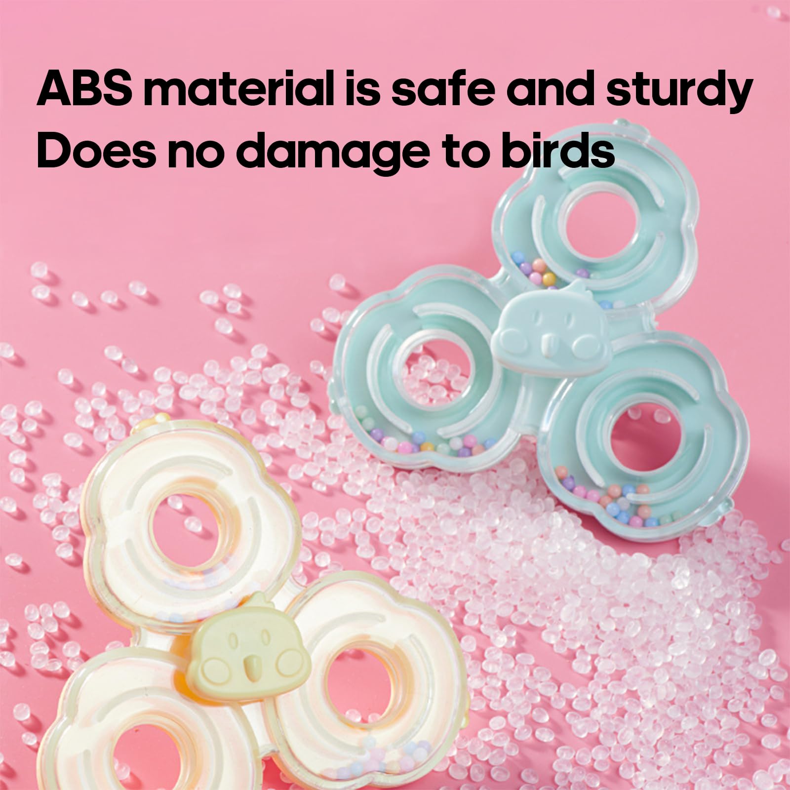 Squsimei Bird Spinning Toys Inside The Birdcage Parrot Toys For Medium Small Birds Emitting Sounds Interactive Parrot Toy Access