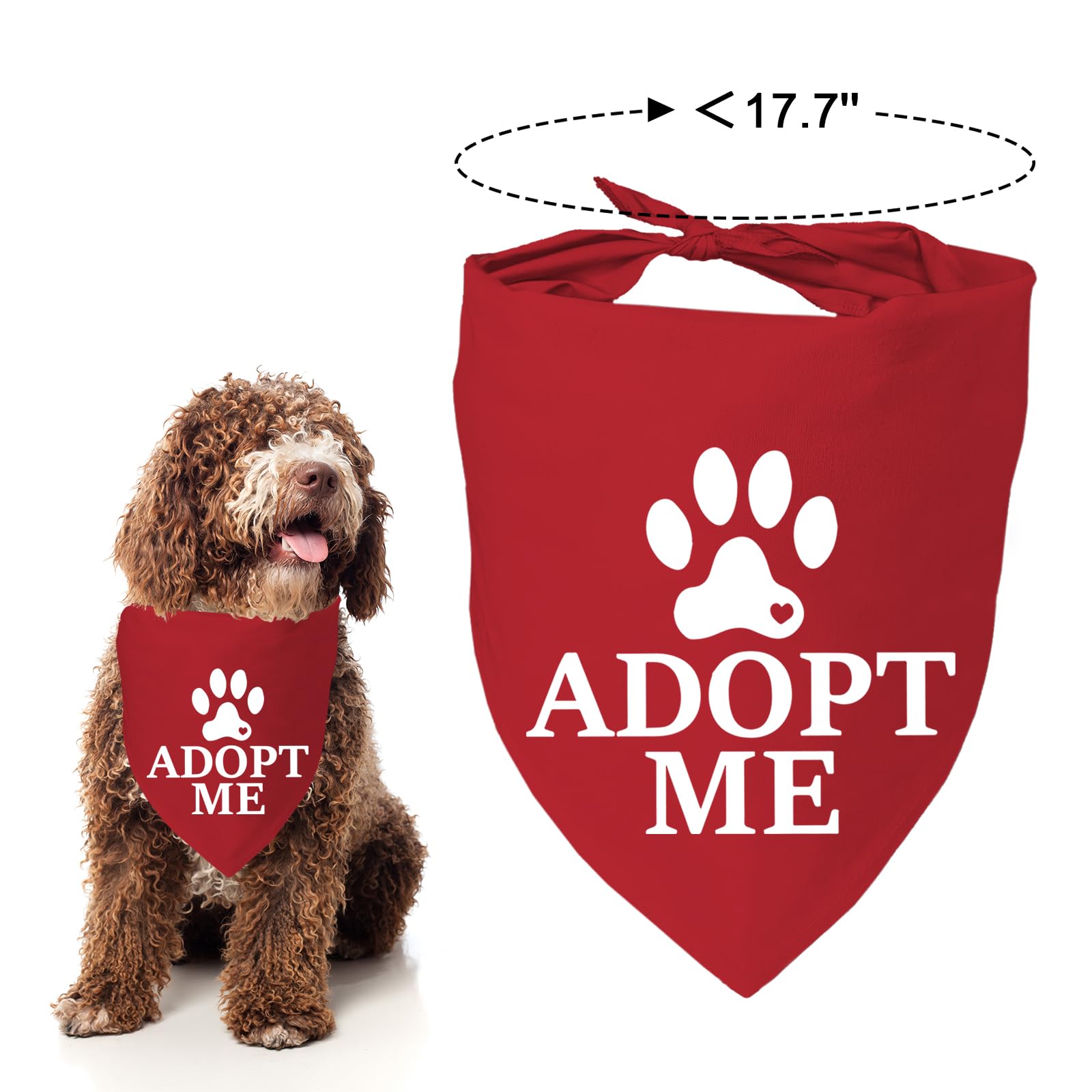 Adopt Me Pets Dog Bandana - Funny Animal Photo Prop Pet Scarf Accessories For Dog Lovers And Mom Gifts