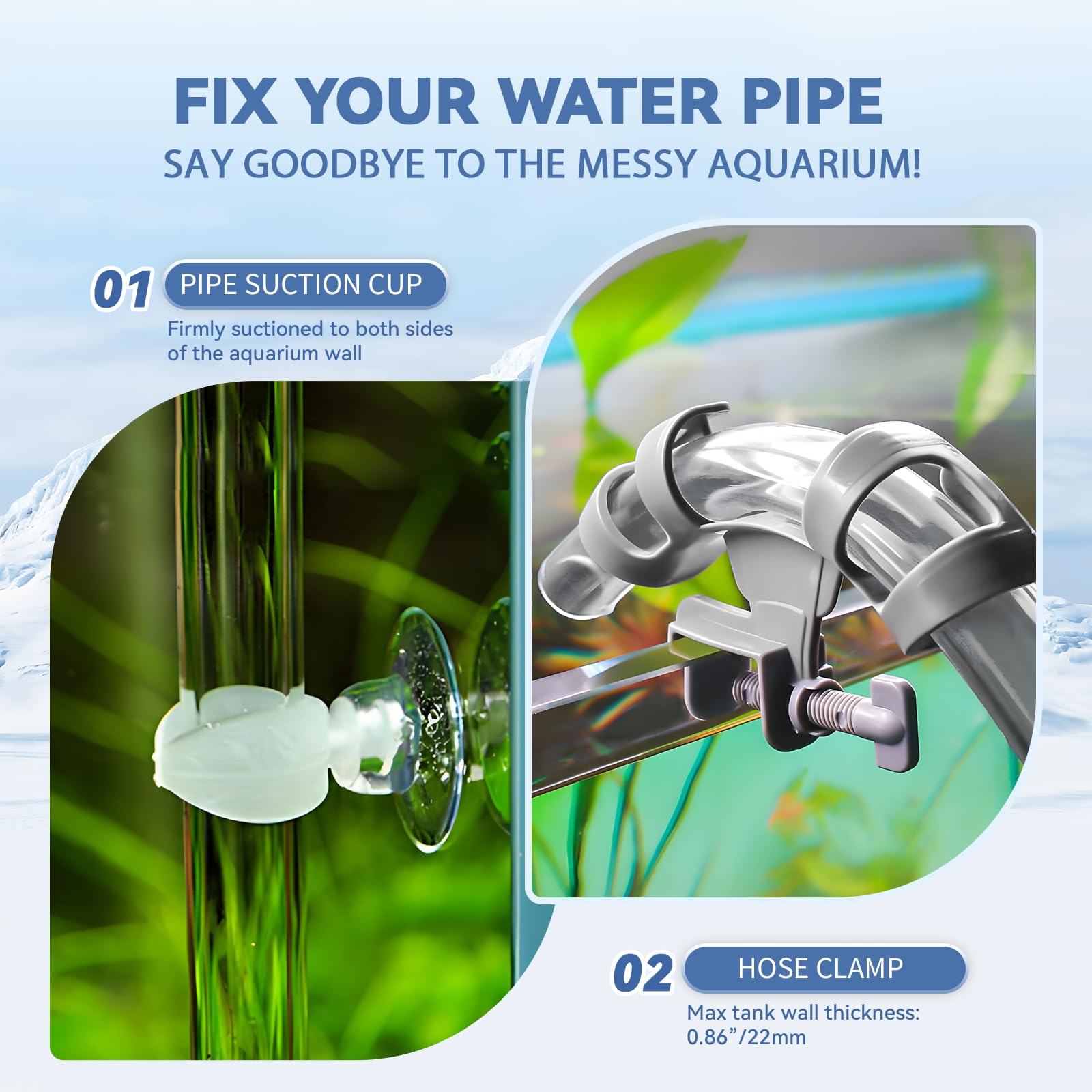 Poafamx Aquarium Chiller 79Gal 1/3 HP Water Chiller for Hydroponics System Home Use Axolotl Fish Coral Shrimp 110V with Pump and