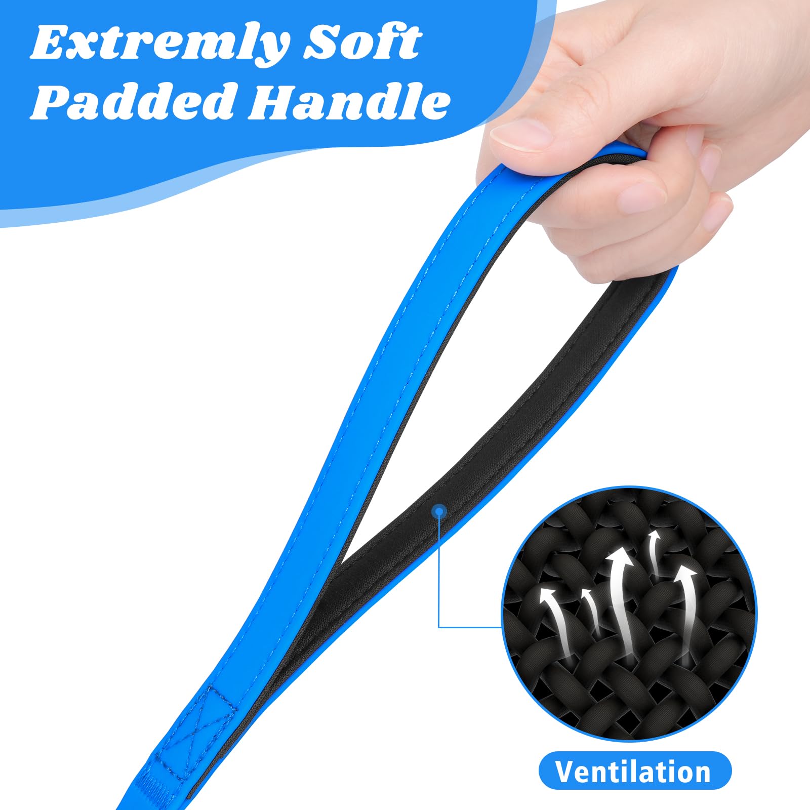 Xiaz Waterproof Dog Long Line, Training Long Leash Lead With Padded Handle For Large Medium Small Dogs Outside Walking, Playing,