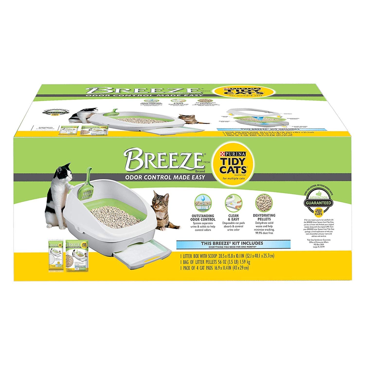 Tidy Cat Purina Breeze Cat Litter System (Starter Kit) With Free Cat Toy