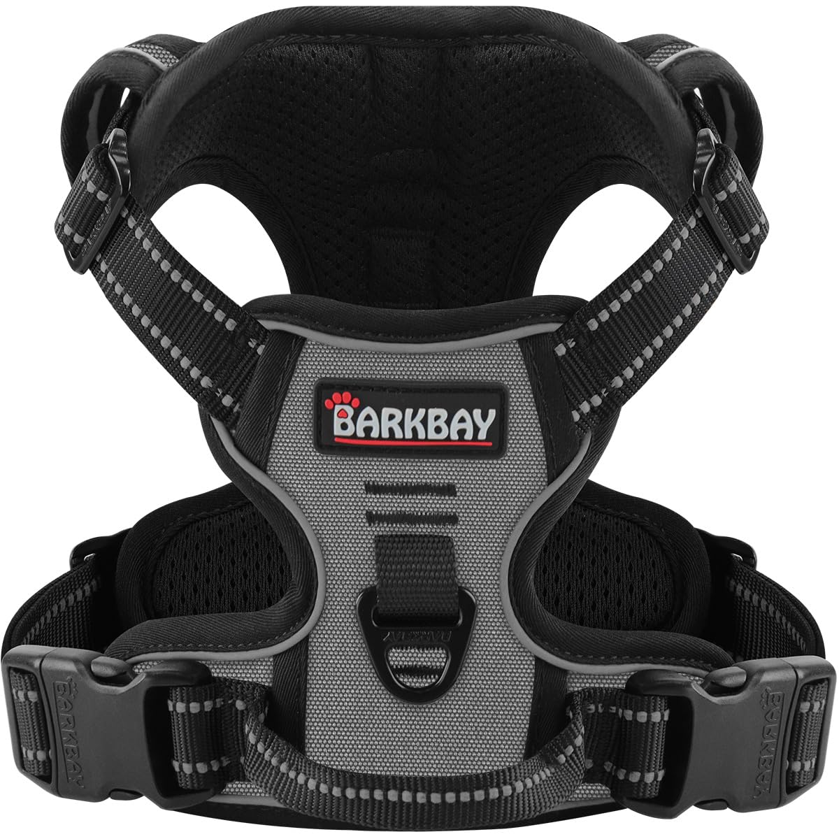 Barkbay Dog Harness No Pull For Large Dogs - Adjustable, Reflective, Comfortable, No Choke, Heavy-Duty - Perfect For Outdoor Tra