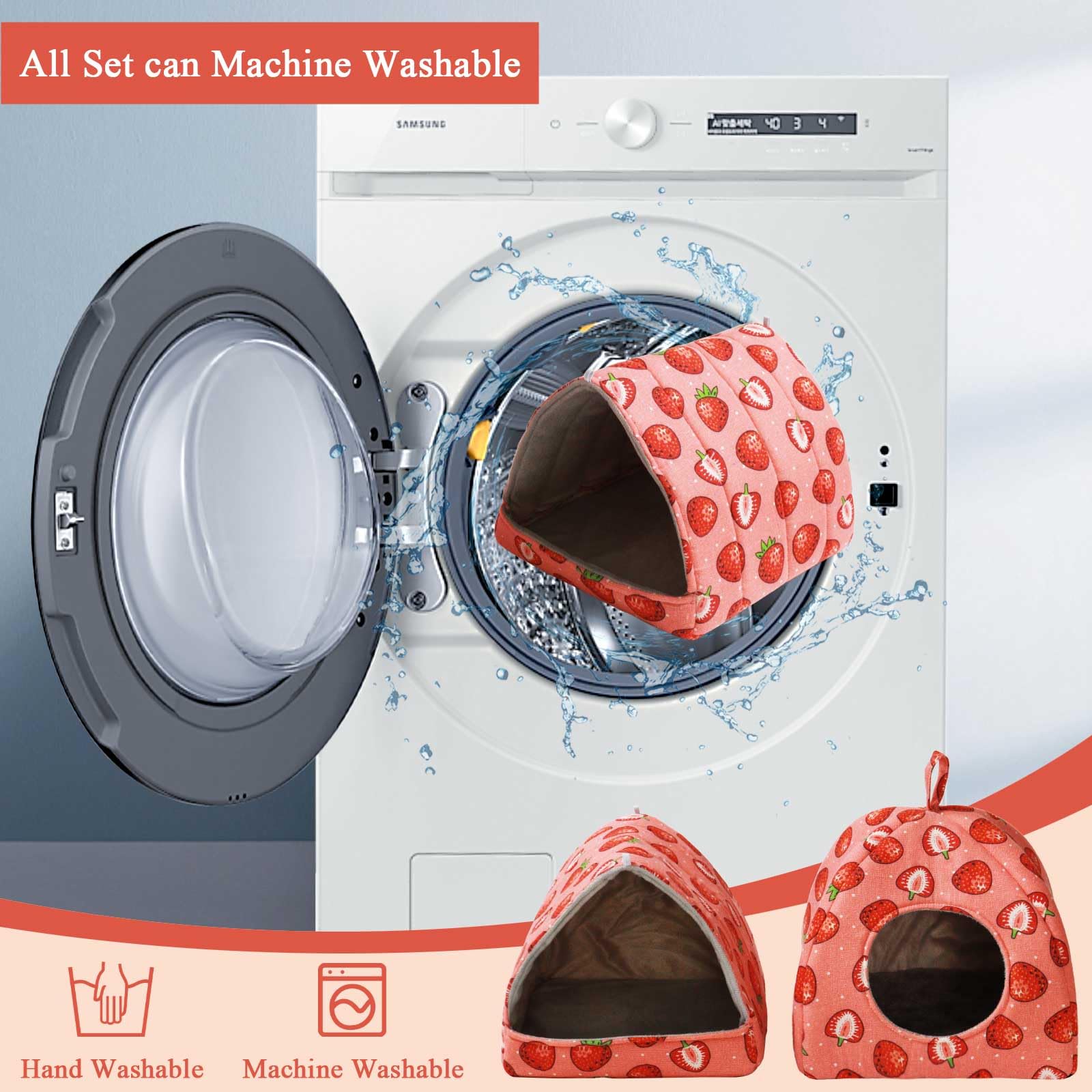 Jspyfits Guinea Pig Hideout, 2 Pack Guinea Pigs House Set Rabbit Bed, Guineapigs Houses Rabbit Hideout For Small Animal Bunny/Ra