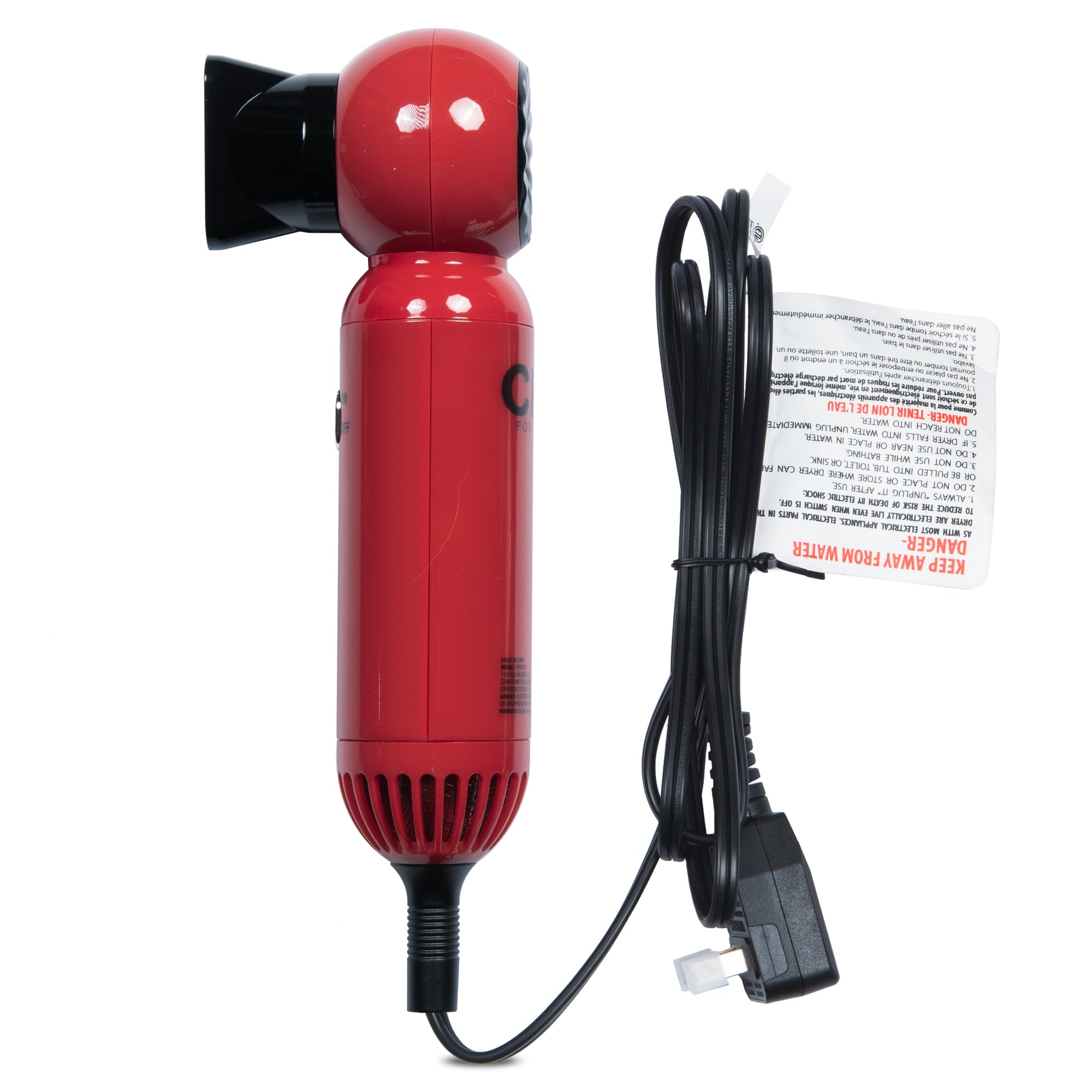 CHI for Pets Grooming Plus Handheld Pet Hair Dryer - Low Heat and Quiet Motor - Compact Blow Dryer for Dogs and Cats - One-Hande