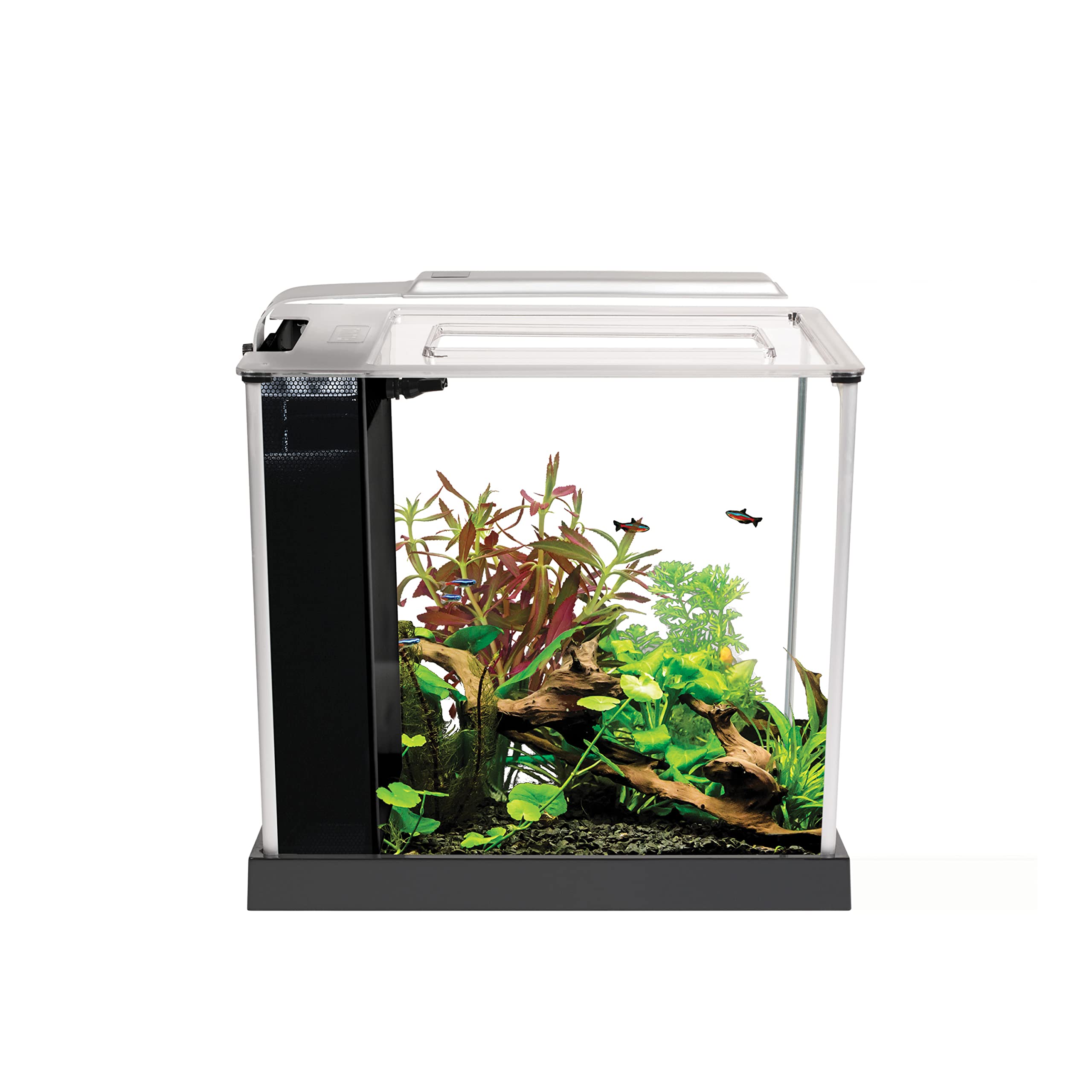 Fluval Spec Iii Aquarium Kit, Aquarium With Led Lighting And 3-Stage Filtration System, 2.6 Gallon, White, 10517A1