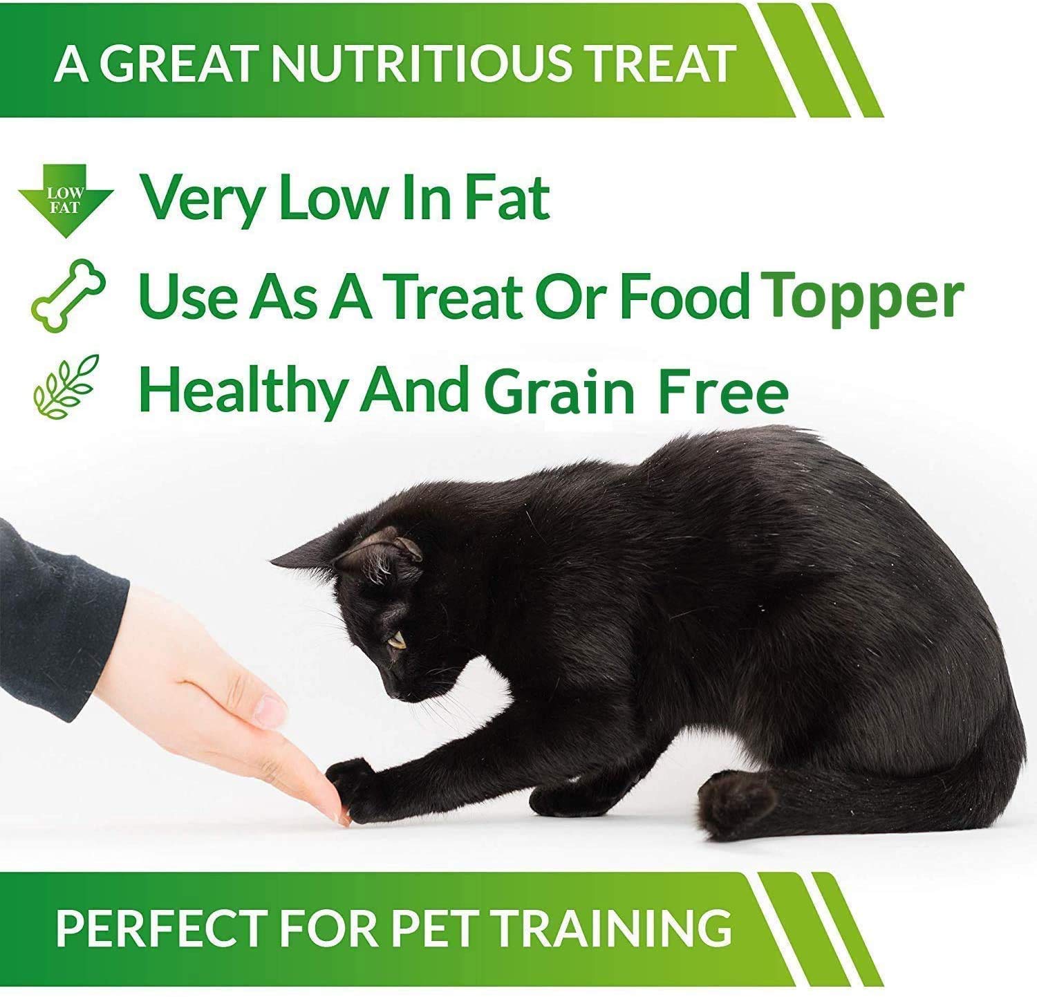 LIFE ESSENTIALS BY CAT-MAN-DOO All Natural Freeze Dried Chicken Crushed Sprinkles Powder for Dogs & Cats No Preservatives, or Ad