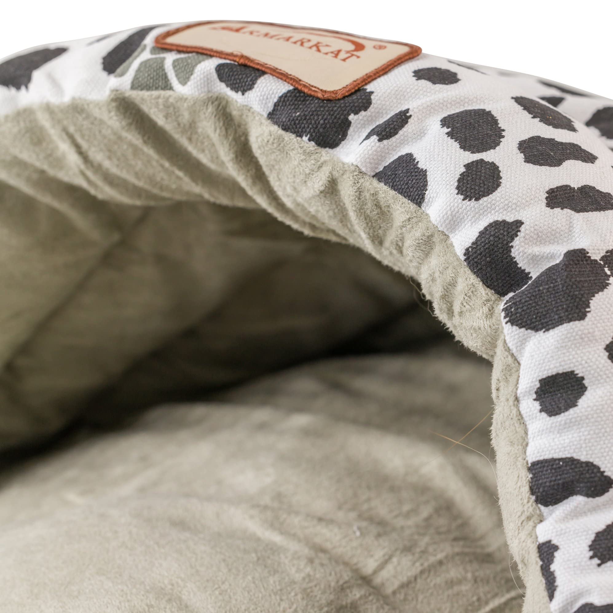 Armarkat Paw Print Cat Bed Size, 20-Inch by 11-Inch, Sage Green & Pawprint