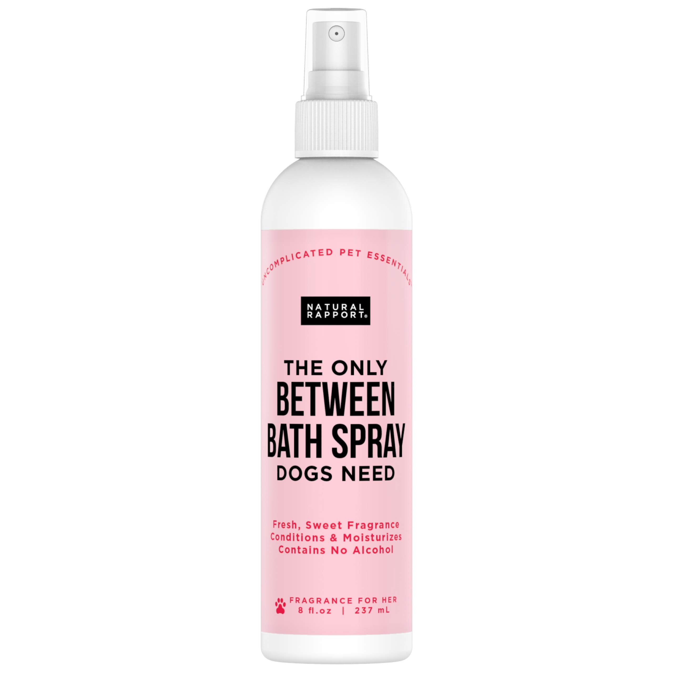 Natural Rapport Dog Deodorant Spray, The Only Between Bath Spray Dogs Need, Natural Cat And Dog Perfume Spray Eliminates Smelly Odours Between Baths (Female)