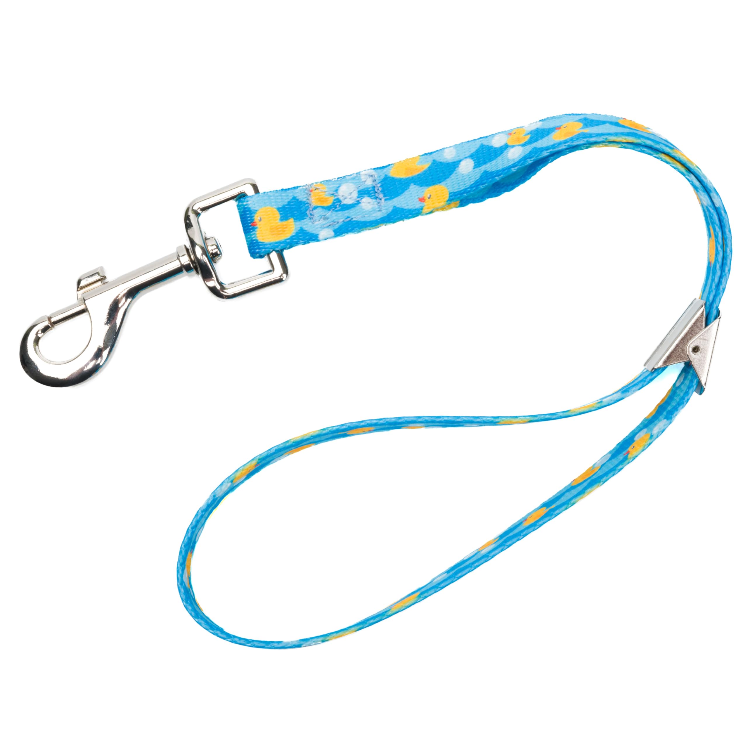 Country Brook Petz - Just Ducky Spring Loaded Grooming Loop Featuring Unique Designs For Any Style (5/8 Inch Wide, 16.5 Inch)