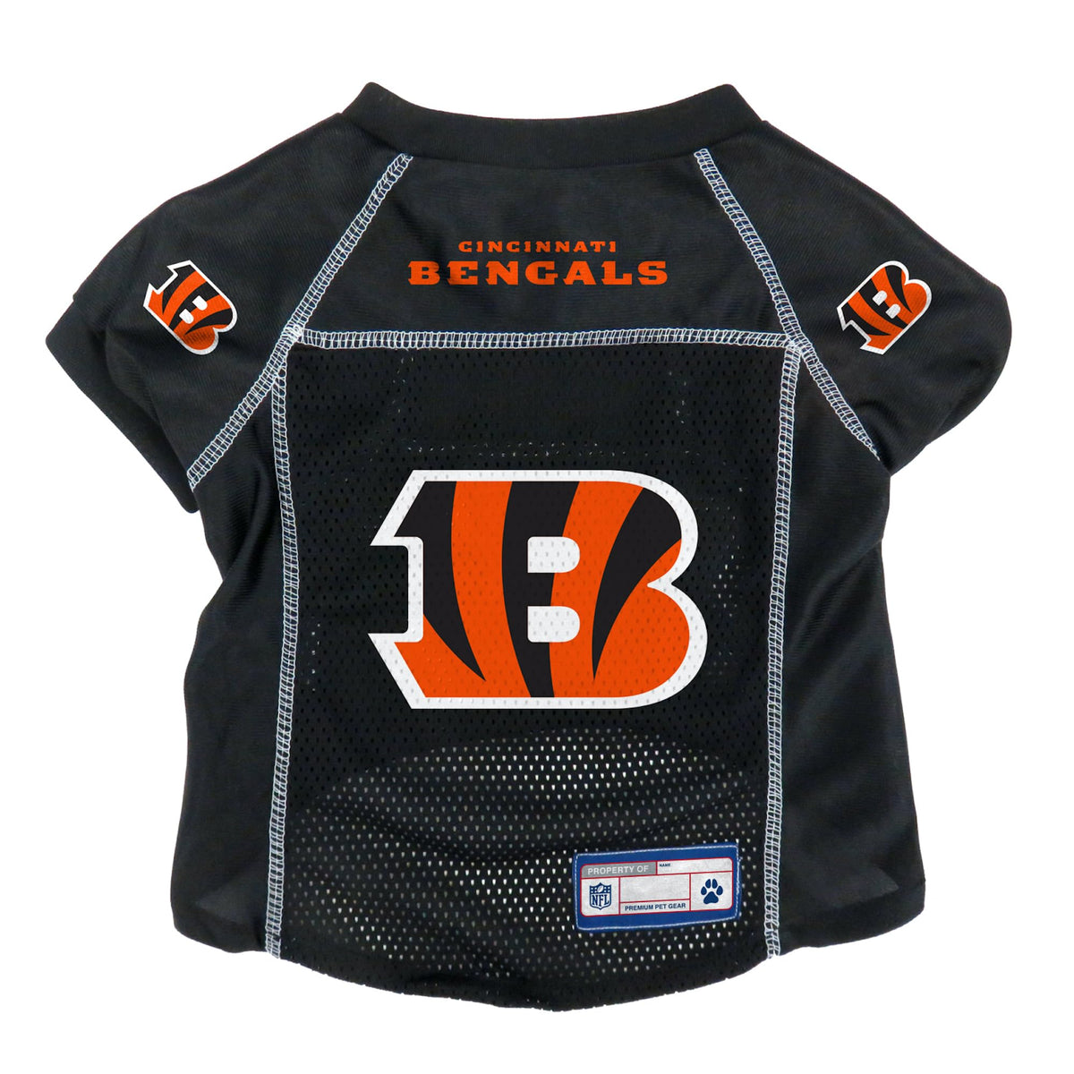 Littlearth Unisex-Adult Nfl Cincinnati Bengals Basic Pet Jersey, Team Color, Large