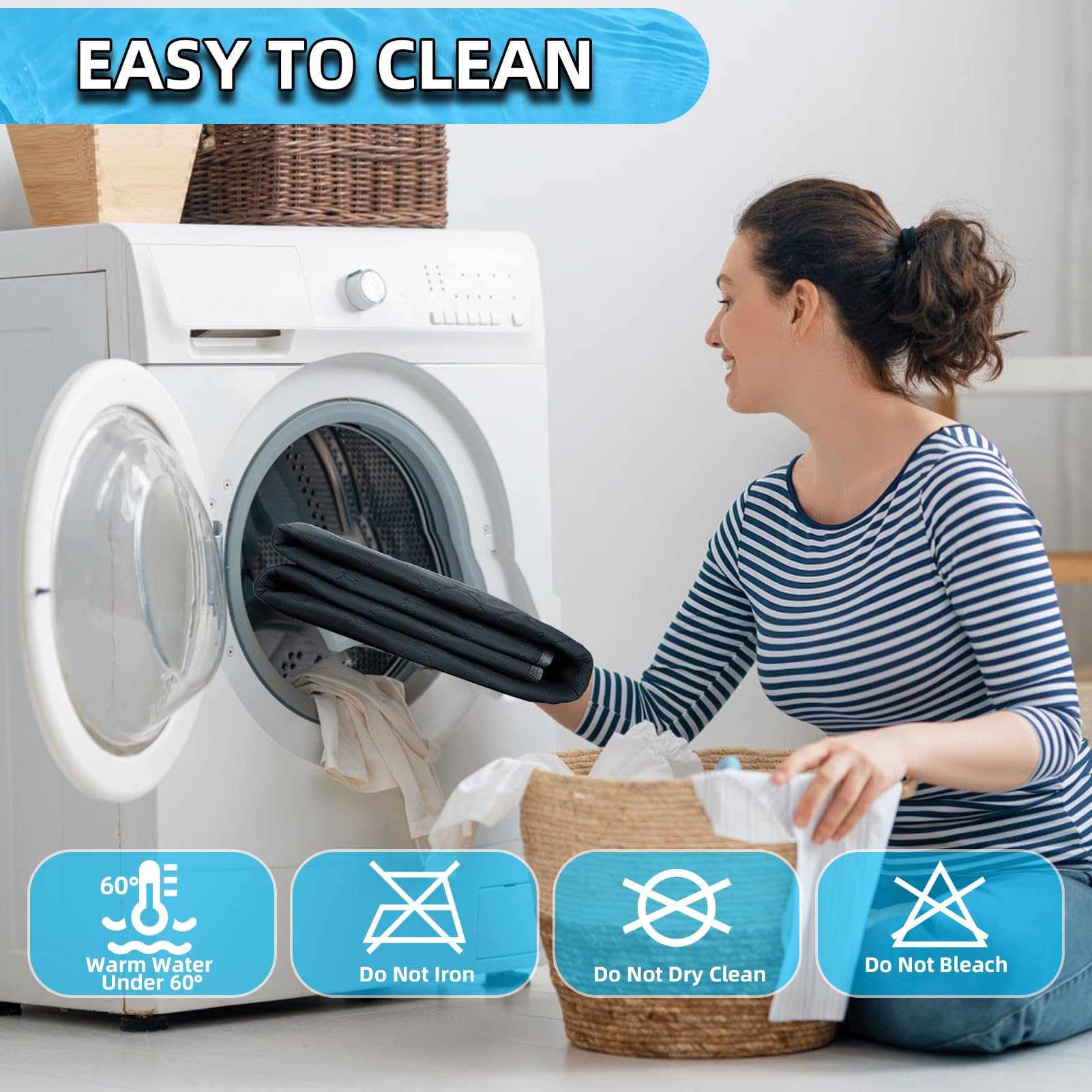 Washable Pee Pads For Dogs - 2 Pack Reusable Pee Pads Waterproof Absorbent Puppy Pads Prevent Leakage Non-Slip Pet Training Pads