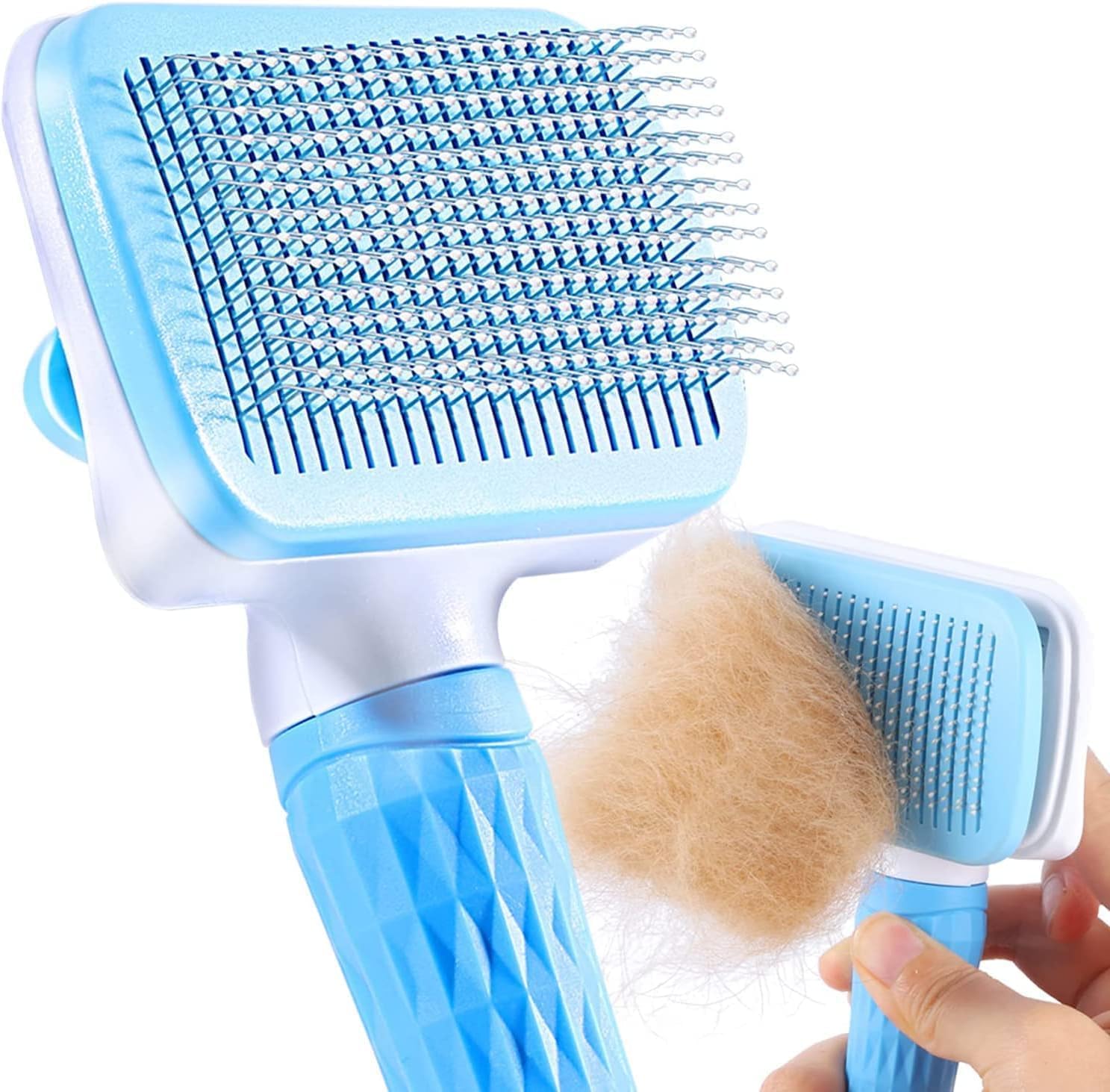 Skdbpm Slicker Dog Comb Brush, Cat Hair Brush, Pet Grooming Brush, Daily Use To Clean Loose Fur & Dirt, Great For Dogs And Cats 