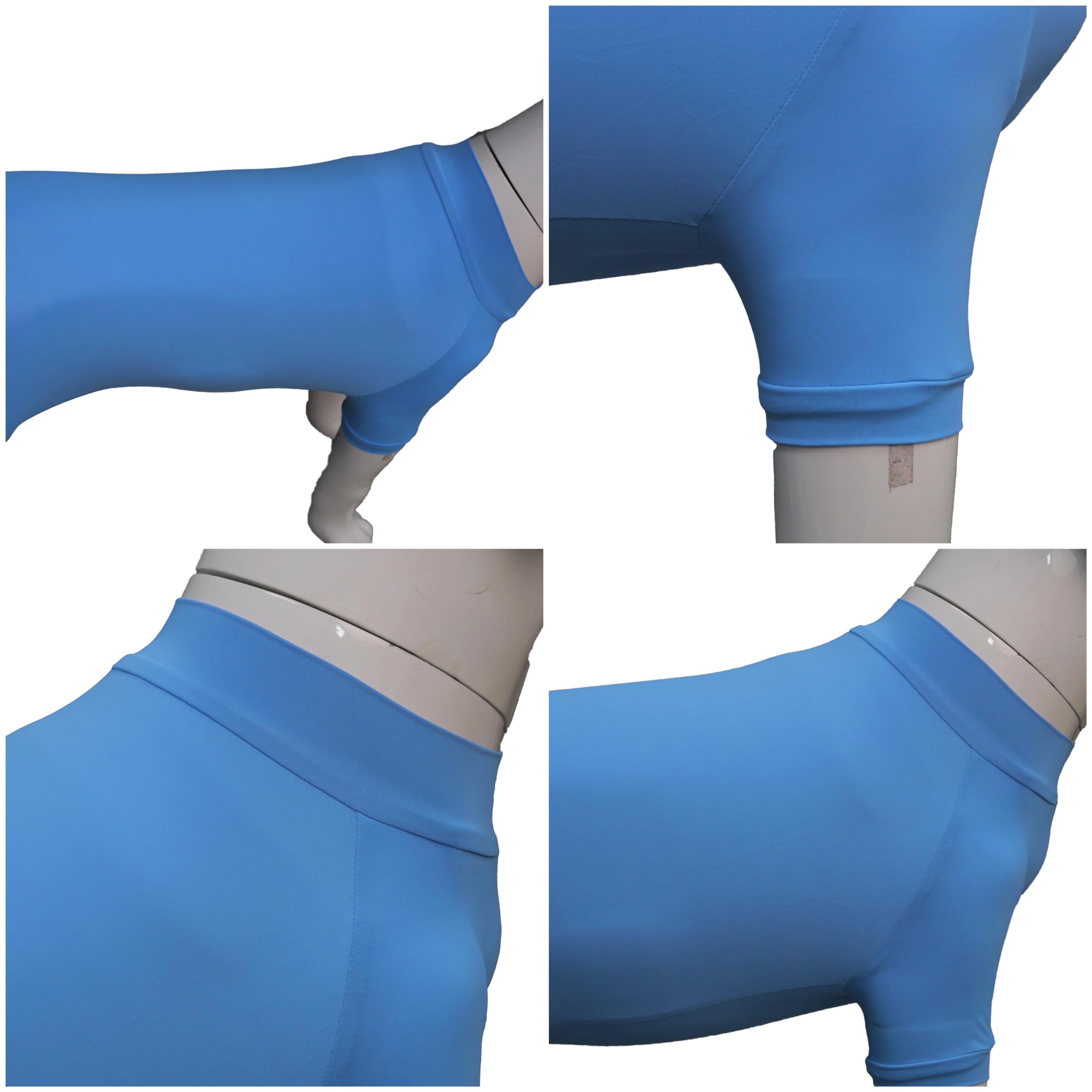 Lovelonglong Dog Jumpsuit With Uv Protection And Quick-Dry Fabric For Spring Summer Pet Pajamas Sea Blue Xs