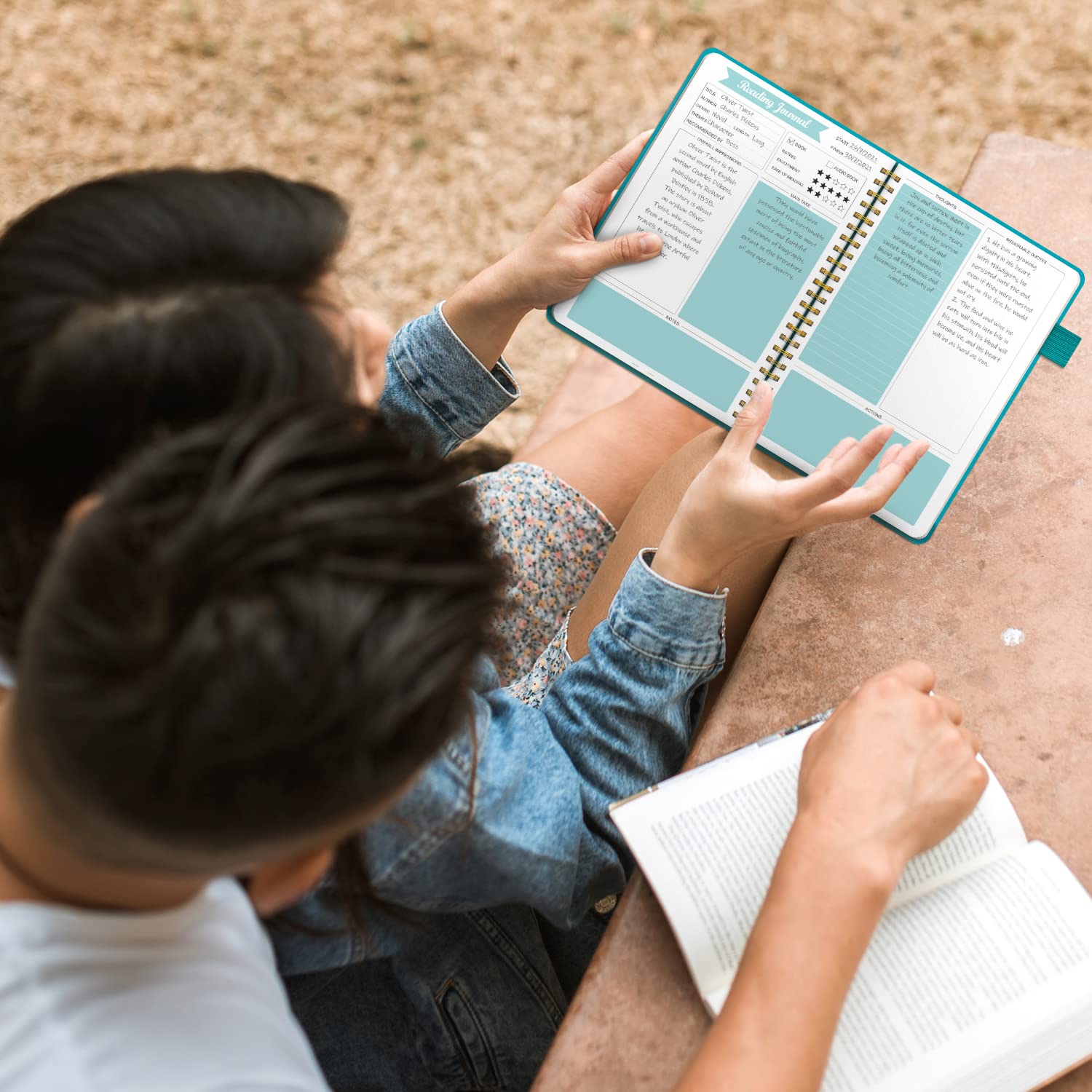 Reading Journals For Book Lovers, Book Journal Reading Log For Readers To Review And Track Your Reading, Book Club Journal And P