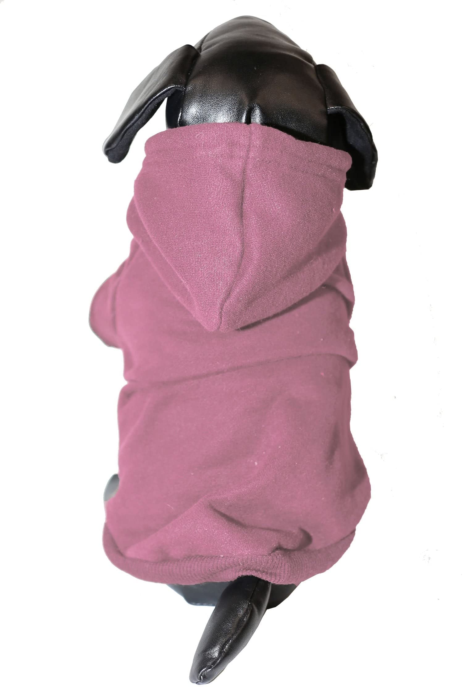 Pet Life Plush Cotton Pet Hoodie Pink Xs