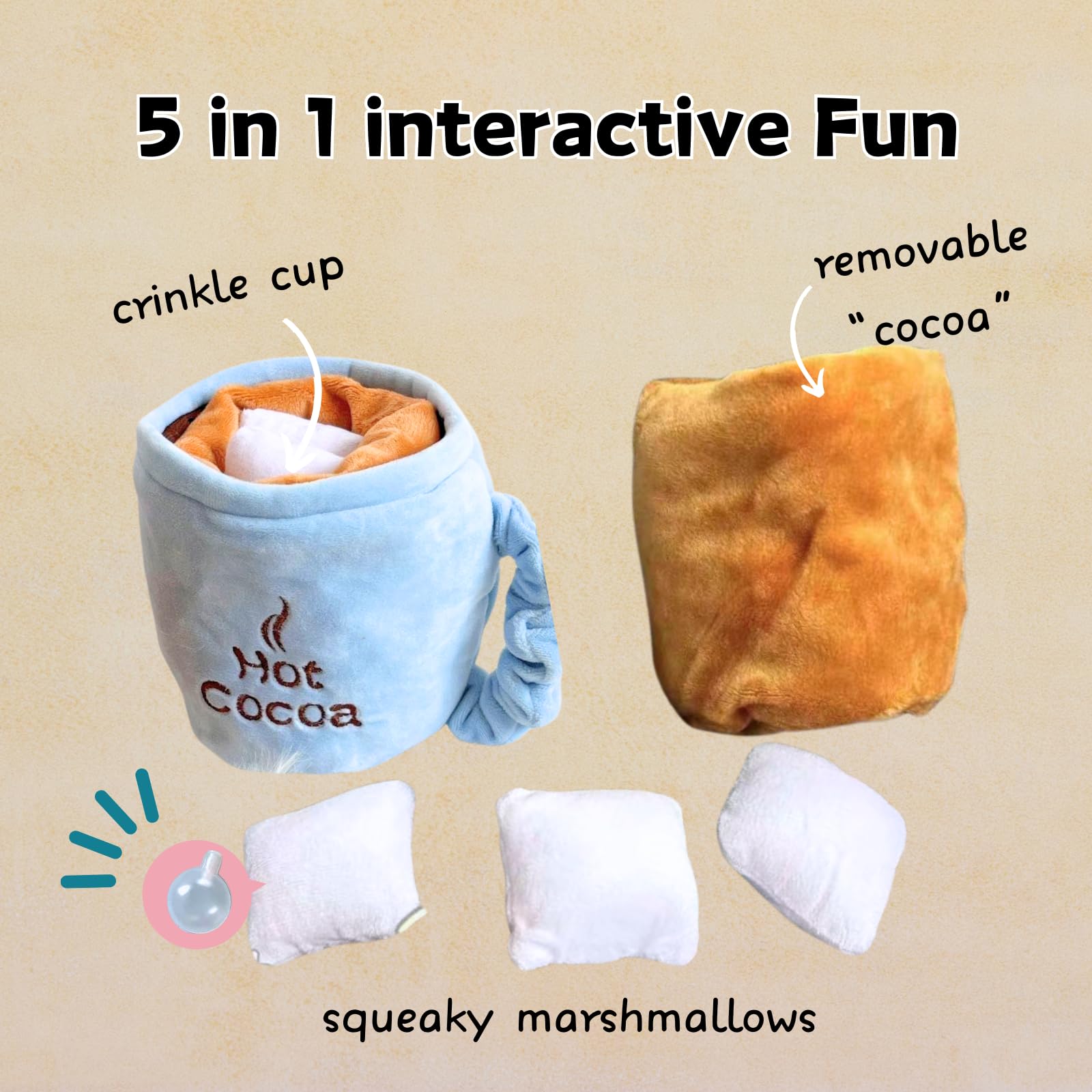 Cece Paw Dog Puzzle Toy, Treat Dispensing Enrichment Toys, Hide And Seek Interactive Dog Toys For Boredom And Mental Stimulation