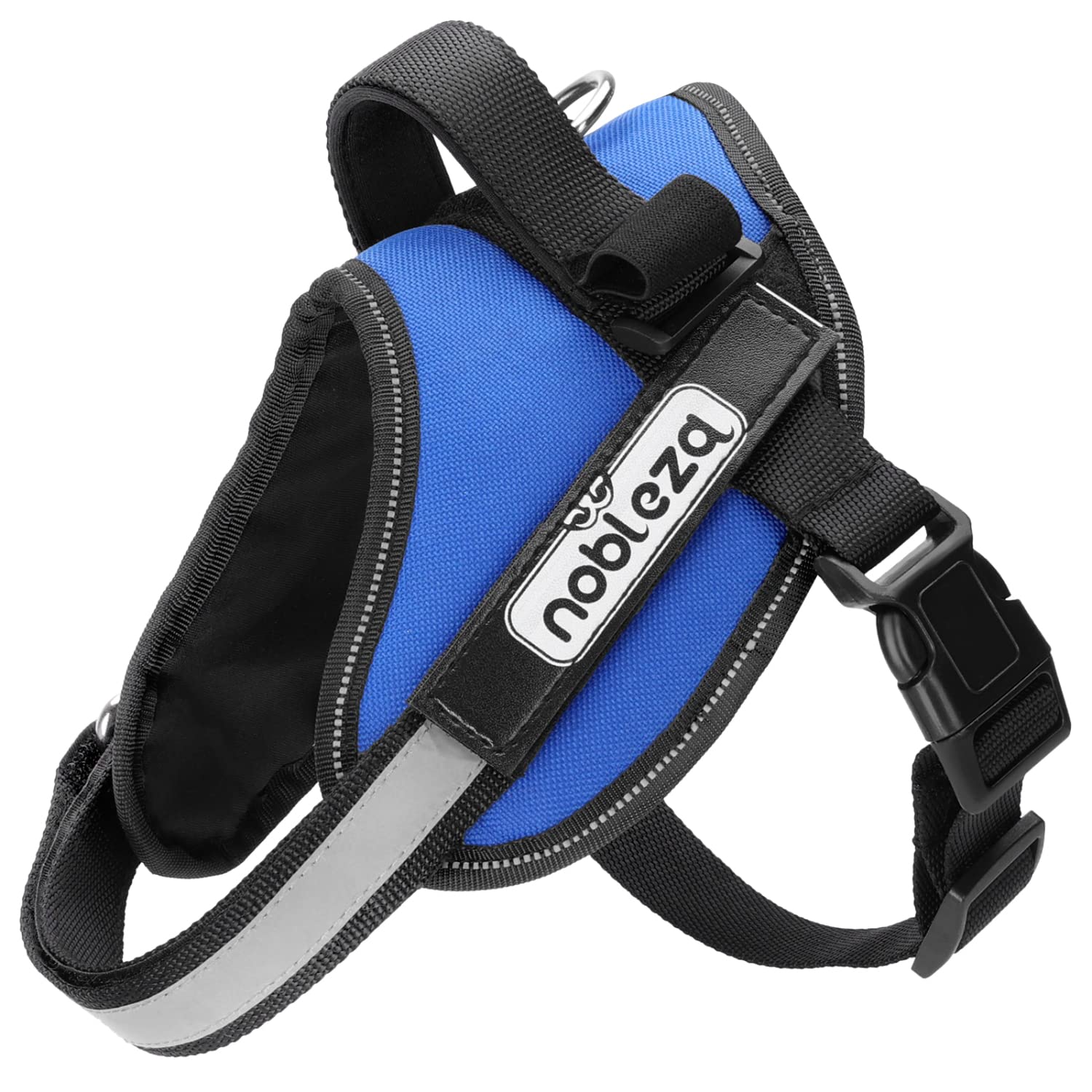 Dog Vest Harness, Nobleza Reflective No Pull Dog Harness with Handle and Soft Padding, Adjustable Easy On Grip Harness for Dogs