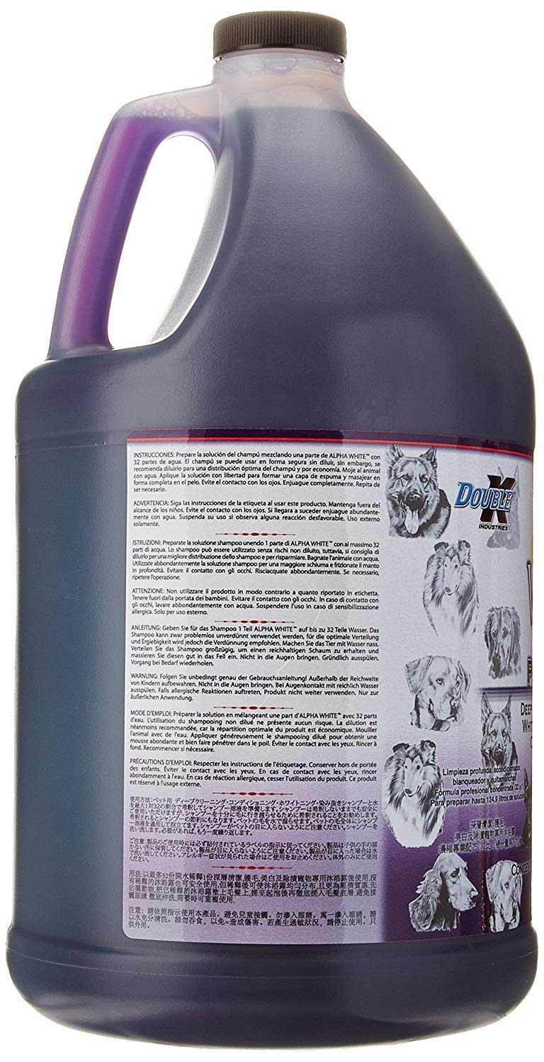 Groomers Edge Alpha White Shampoo, 1 Gallon