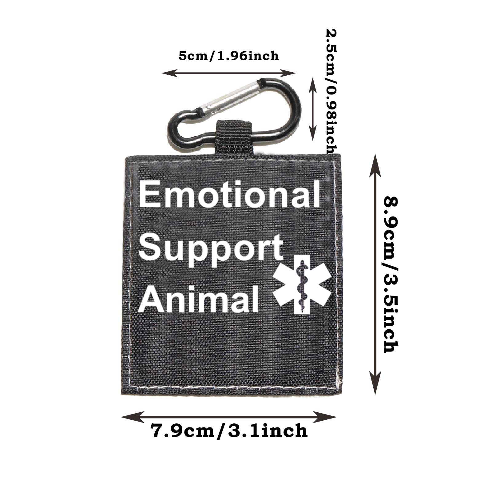 BLUPARK Therapy Service Dog Leash Sleeve Emotional Support Animal Dog Leash Wrap Wrap Alert Hanging ID Patch Tag Pet Birthday Gi
