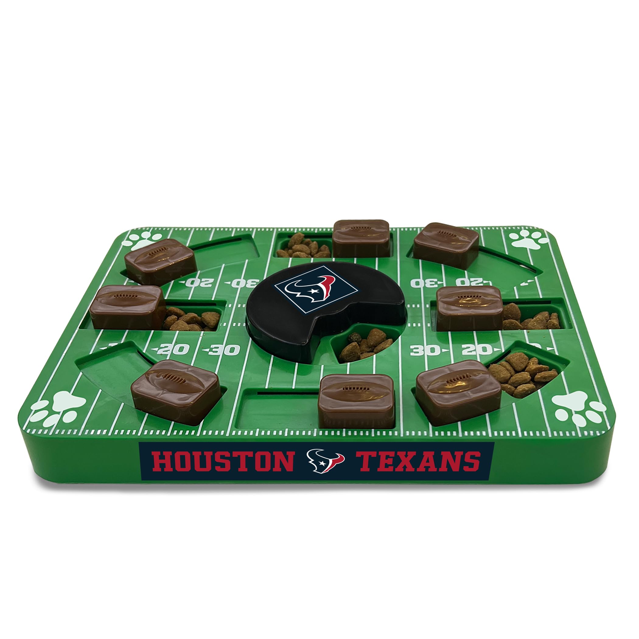 Pets First Nfl Houston Texans Puzzle Toy, Puzzle Treat Dog Toy, Interactive Dog Treat Toy, Dog Puzzle