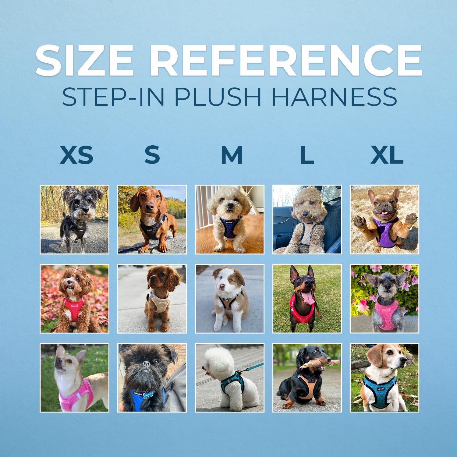 Voyager Step-In Plush Dog Harness - Soft Plush, Step In Vest Harness For Small And Medium Dogs By Best Pet Supplies - Black Plush, S (Chest: 14.5 - 16')