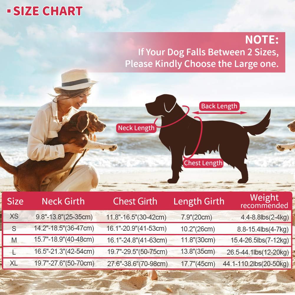 Emust Dog Life Vests, Pet Floats For Swimming, Boat, Pool, Ripstop Dog Life Jacket With High Buoyancy And Lift Handle For Small