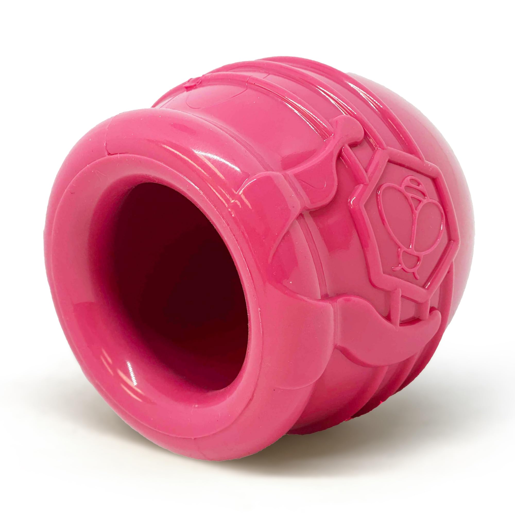 SodaPup Honey Pot - Durable Dog Treat Dispenser & Enrichment Toy Made in USA from Non-Toxic, Pet Safe, Food Safe Natural Rubber