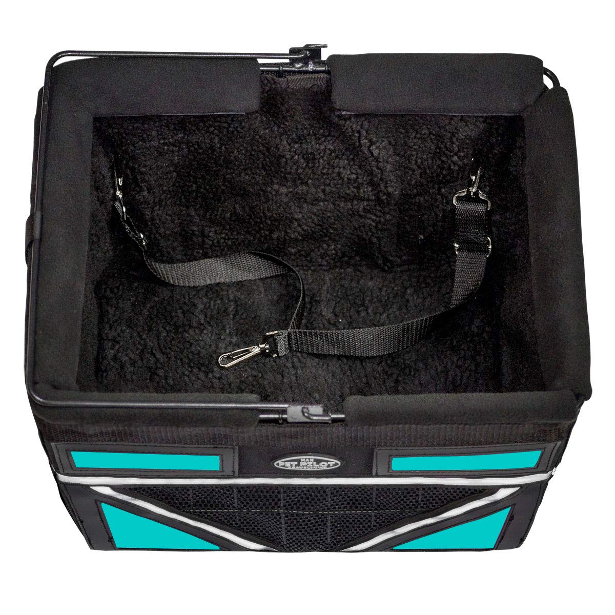 Travelin K9 Pet-Pilot Max Dog Bicycle Basket Carrier | 8 Color Options For Your Bike (Turquoise)