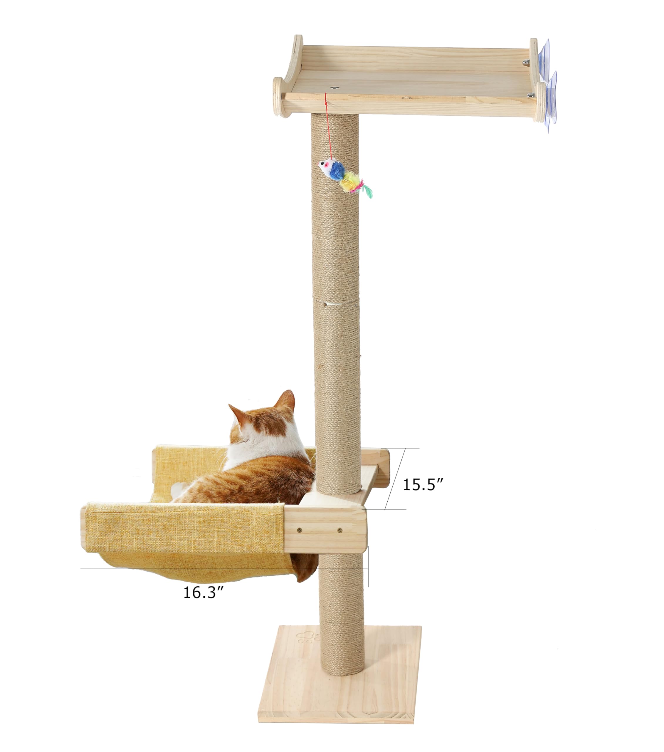 Hammock For Cat Window Tree Accessory Fit For Multi Cats Familes Window Cat Perch For Lounge