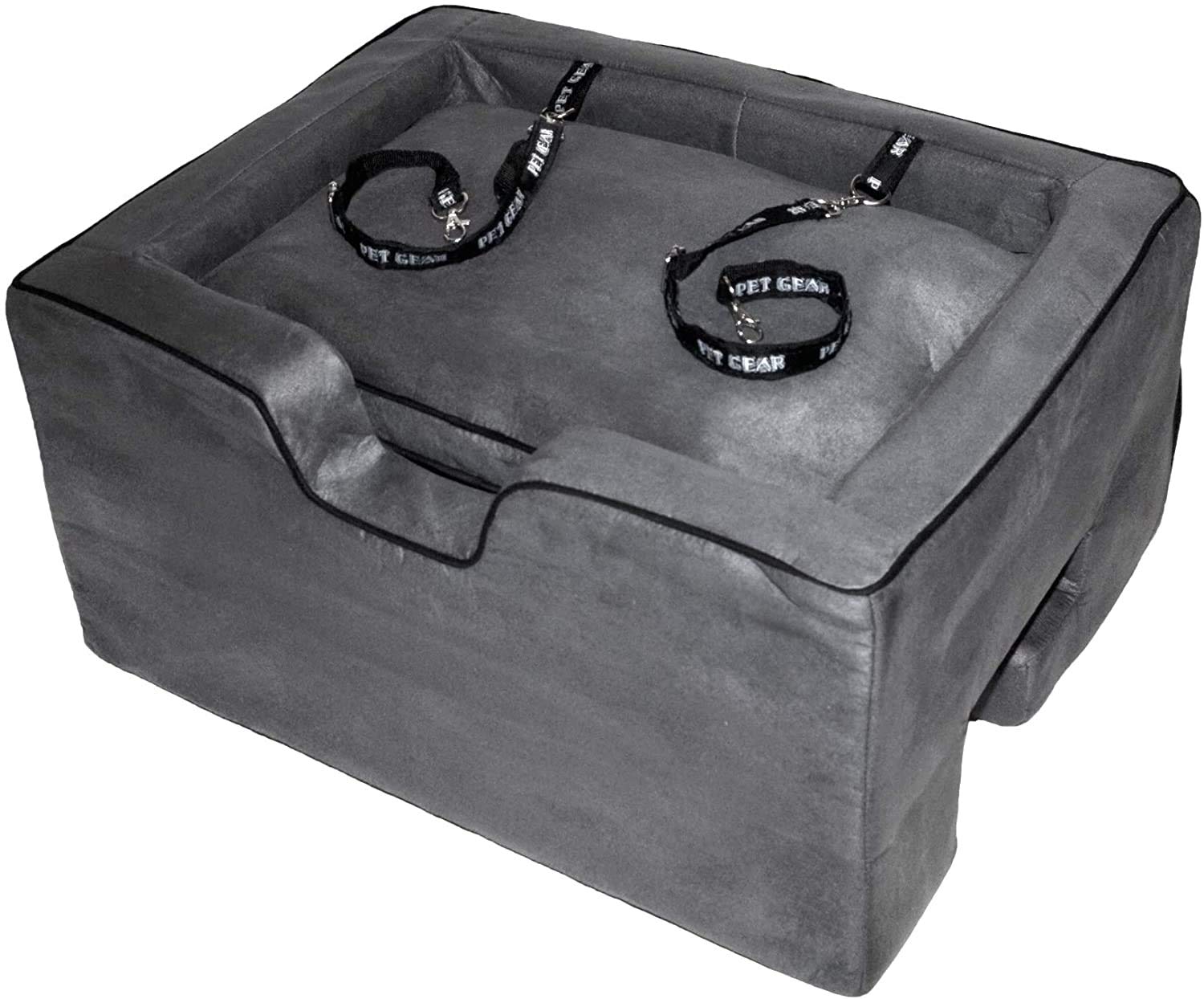 Pet Gear Lookout Booster Car Seat, Removable Comfort Pillow, Safety Tether Included, Installs In Seconds, No Tools Required, 3 C