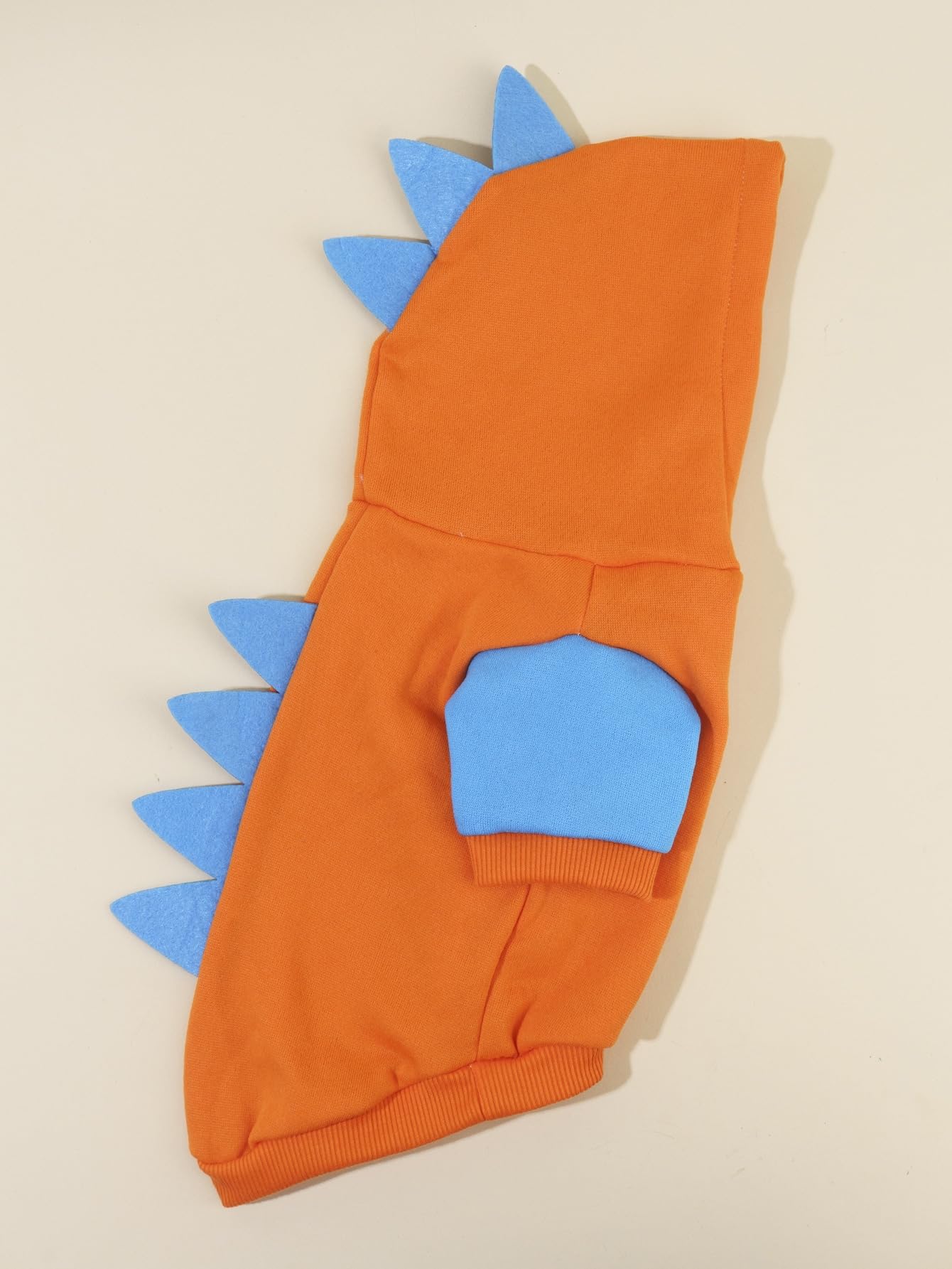 Qwinee Dinosaur Dog Hoodie Dog Warm Jacket Christmas Halloween Dog Costume Dog Clothes For Puppy Kitten Small Medium Dogs Cats Orange And Blue Xl